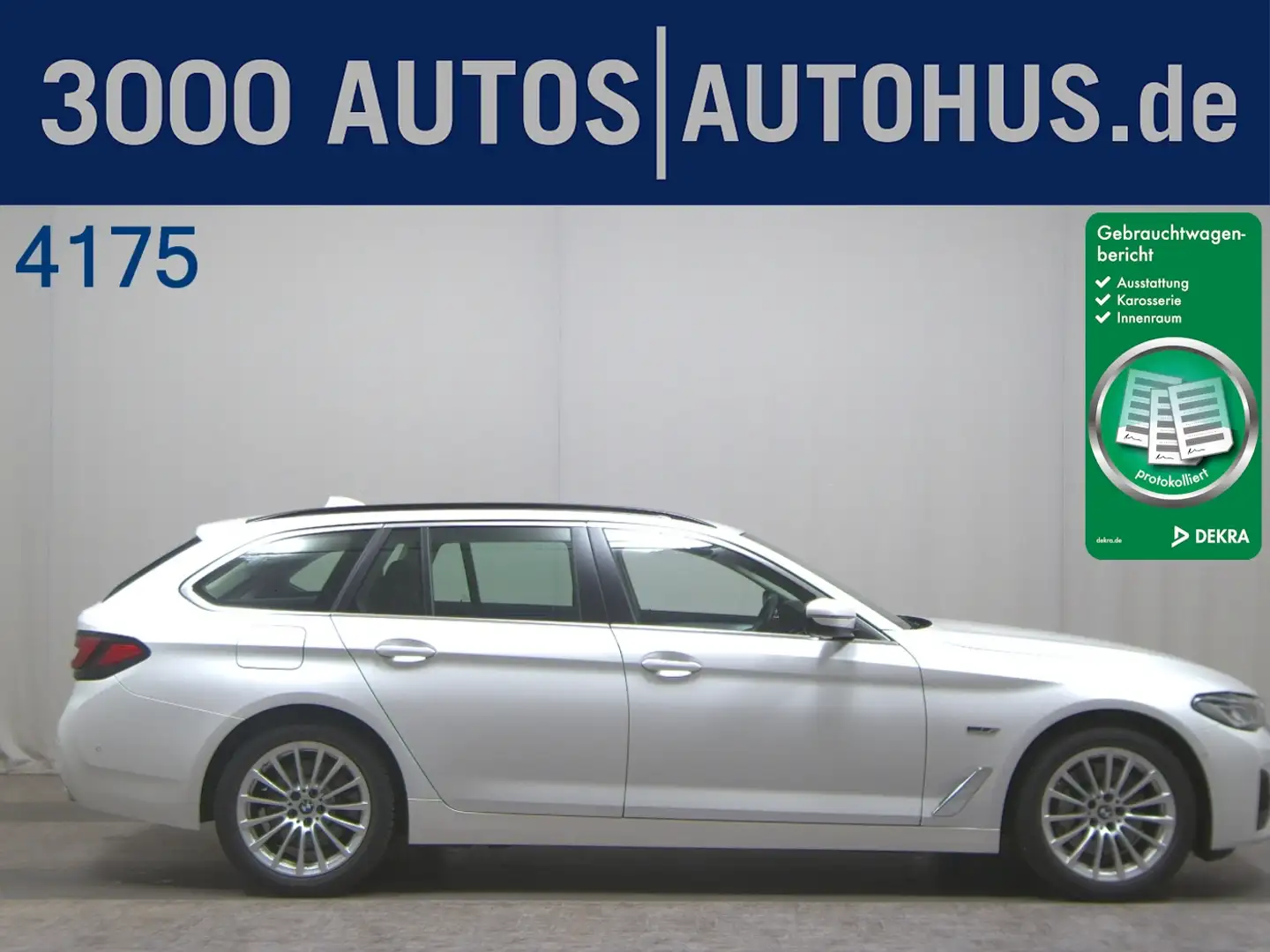 BMW 520 e Touring Navi Laser LC prof. HuD AHK Blanc - 1