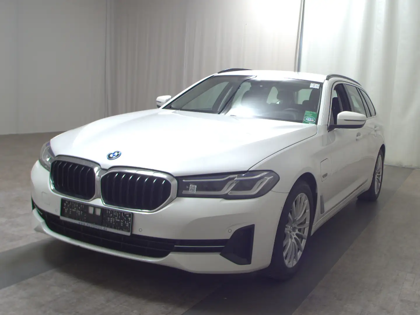 BMW 520 e Touring Navi Laser LC prof. HuD AHK Blanc - 2