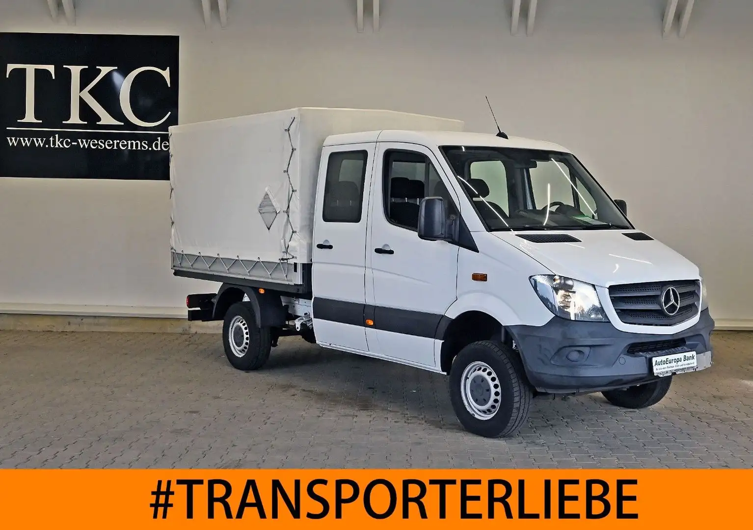 Mercedes-Benz Sprinter 316 CDI 4x4 ALLRAD Doka Pritsche #T270 Blanco - 2