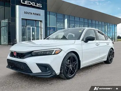 White 2022 Honda Civic Hatchback Sport Touring FWD Hatchback Front-Wheel Drive Continuously Variable Transmission