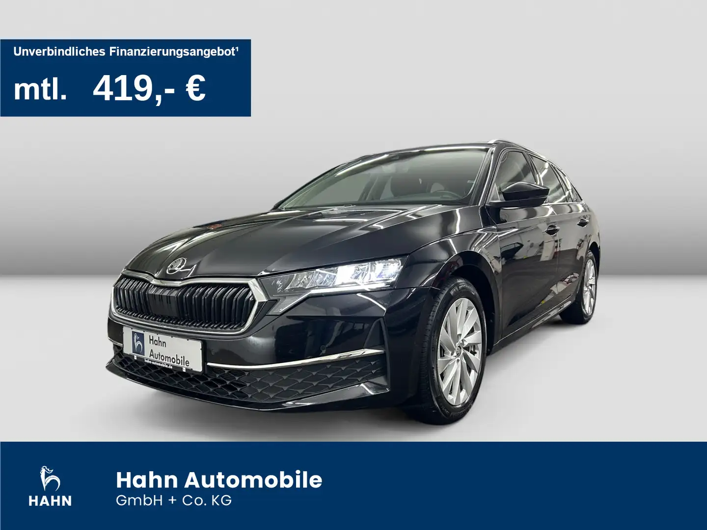 Skoda Octavia 1.5TSI DSG Selection AHK-Vor LED PDC Nav Schwarz - 1