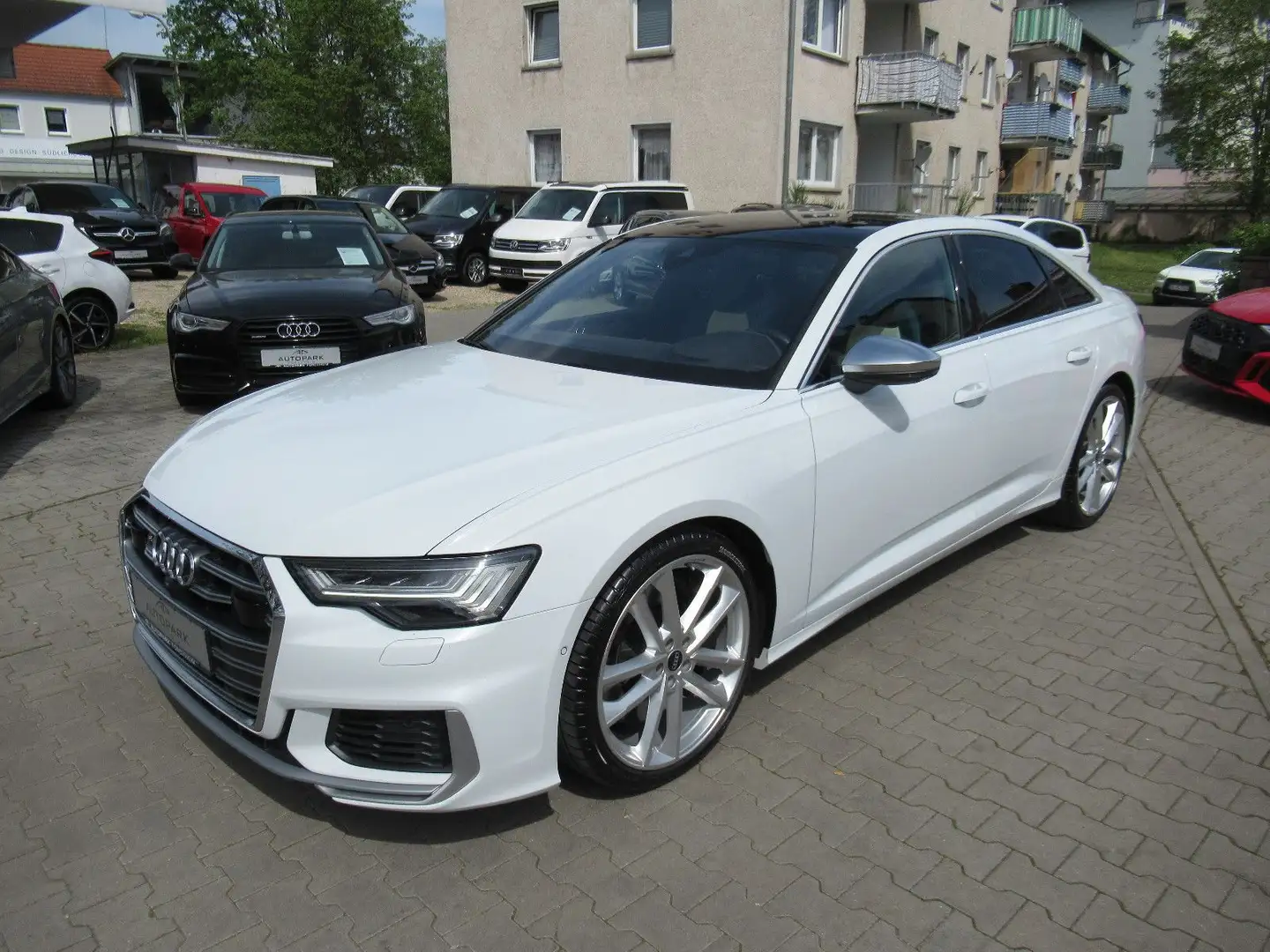 Audi S6 3.0 TDI Exclusive Matrix Luftf Pano S Sitze Weiß - 1