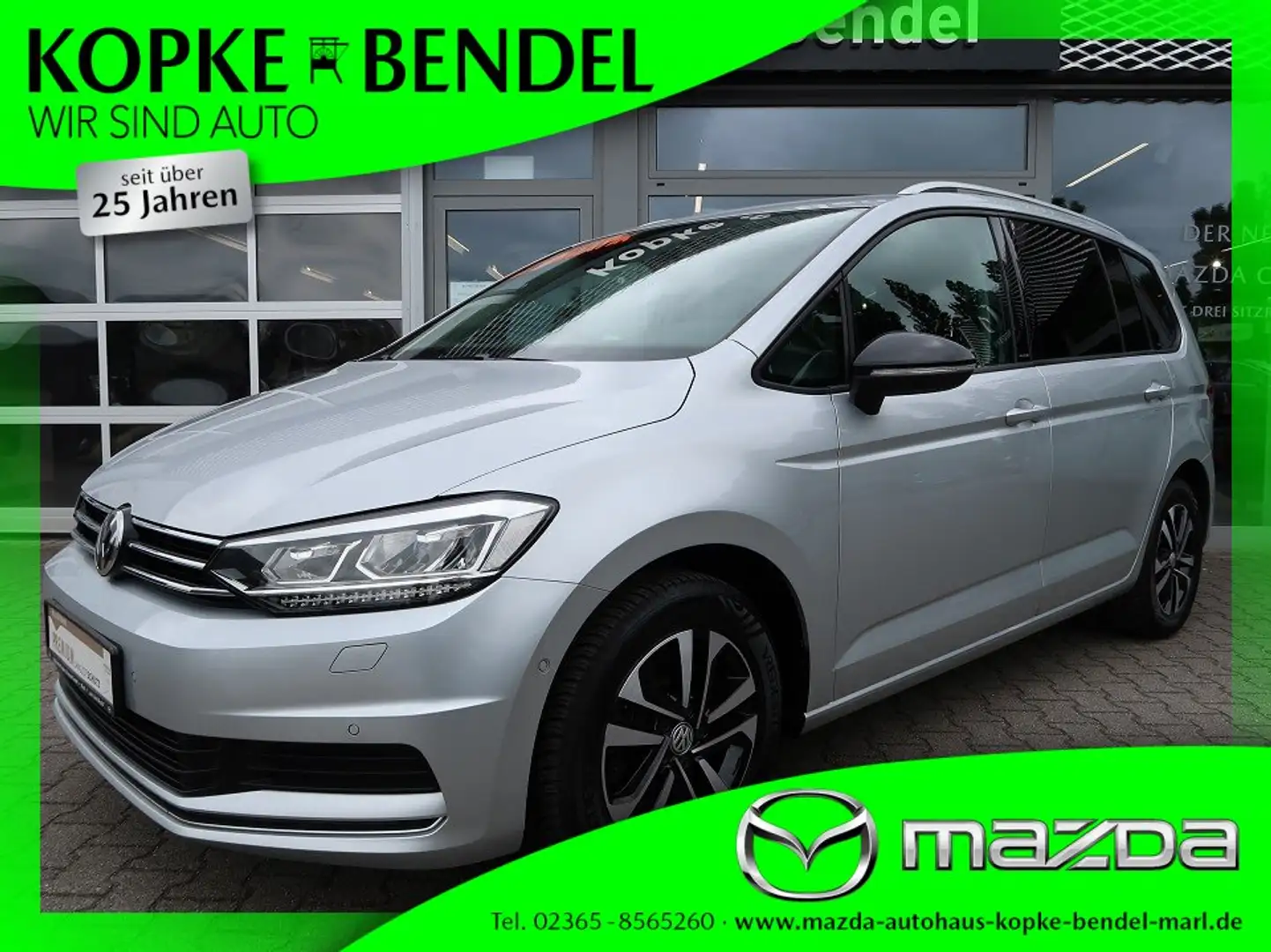 Volkswagen Touran 7-Sitzer DSG*sehr viele Extras*Wartungsnachweise* Zilver - 1