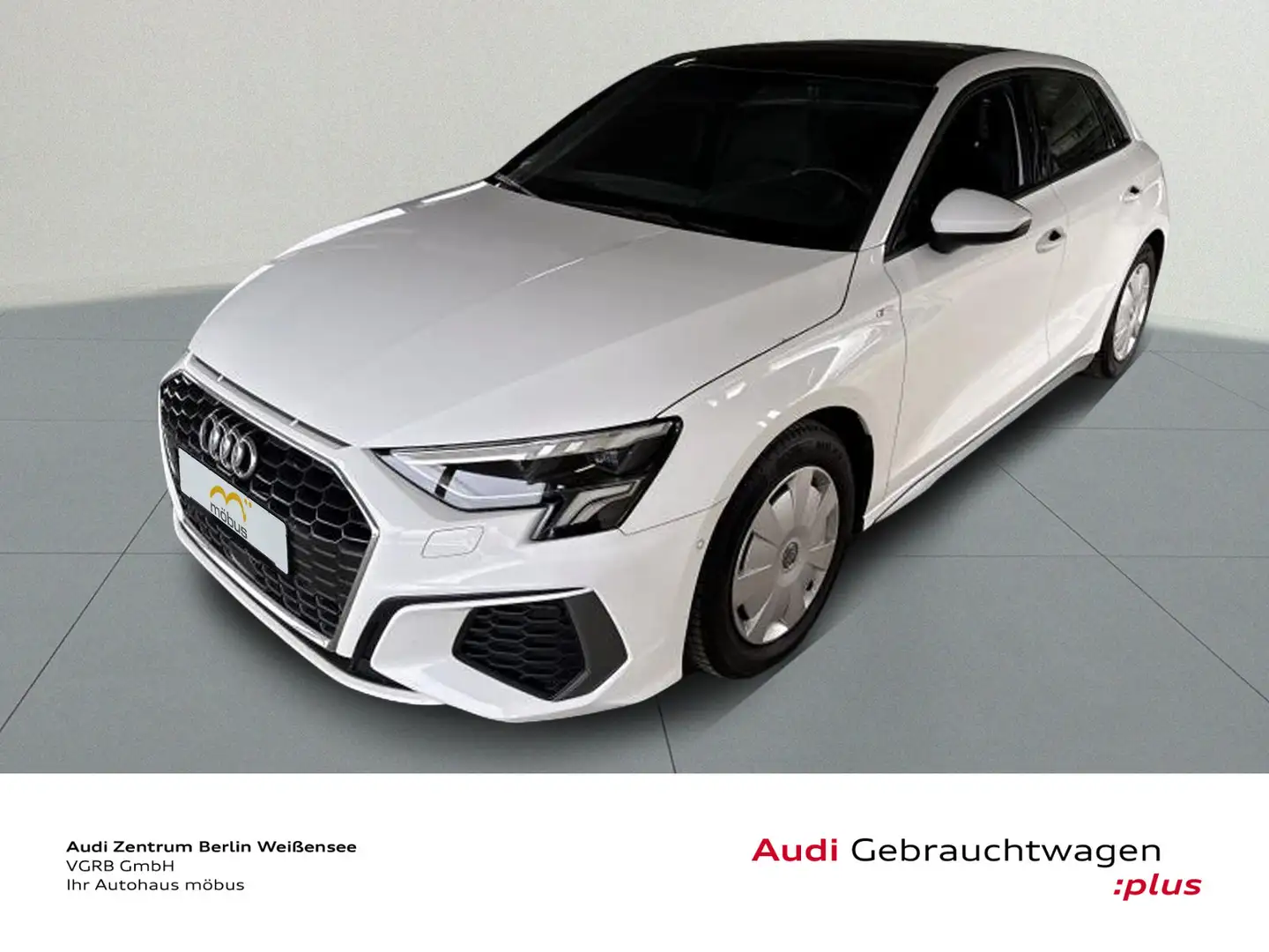 Audi A3 30 TFSI S-LINE*LED*PANO*RFK*KLIMA** Weiß - 2