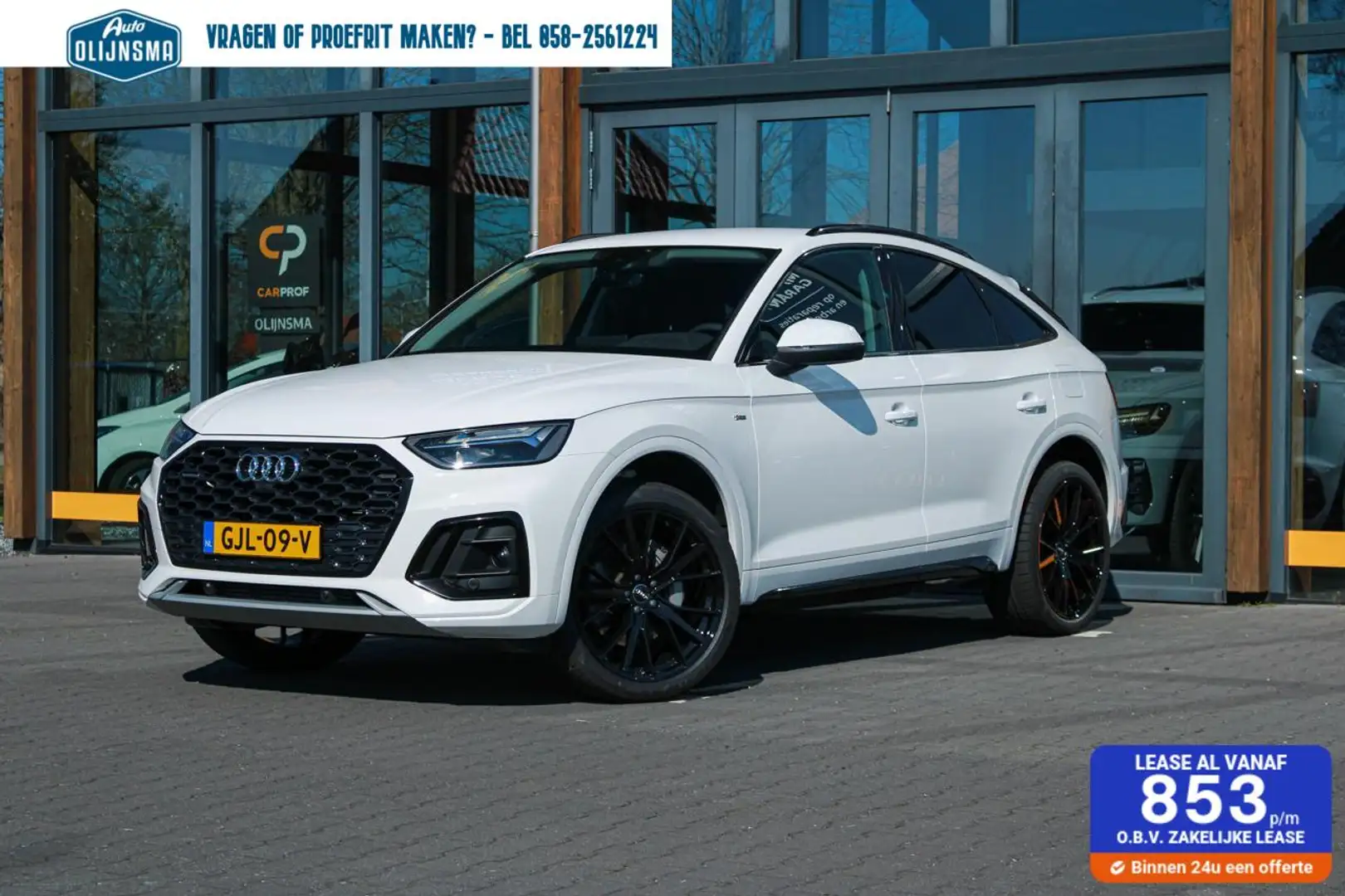 Audi Q5 Sportback NIEUW 55 TFSI e S edition Competition NI Wit - 1