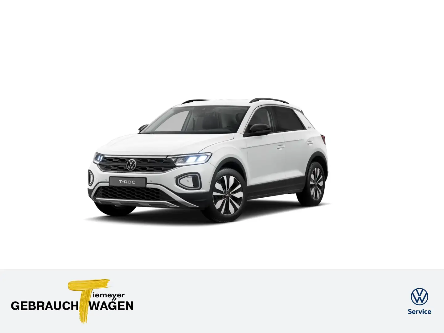 Volkswagen T-Roc 1.0 TSI GOAL NAVI ASSIST APP-CON PRIVACY Weiß - 1