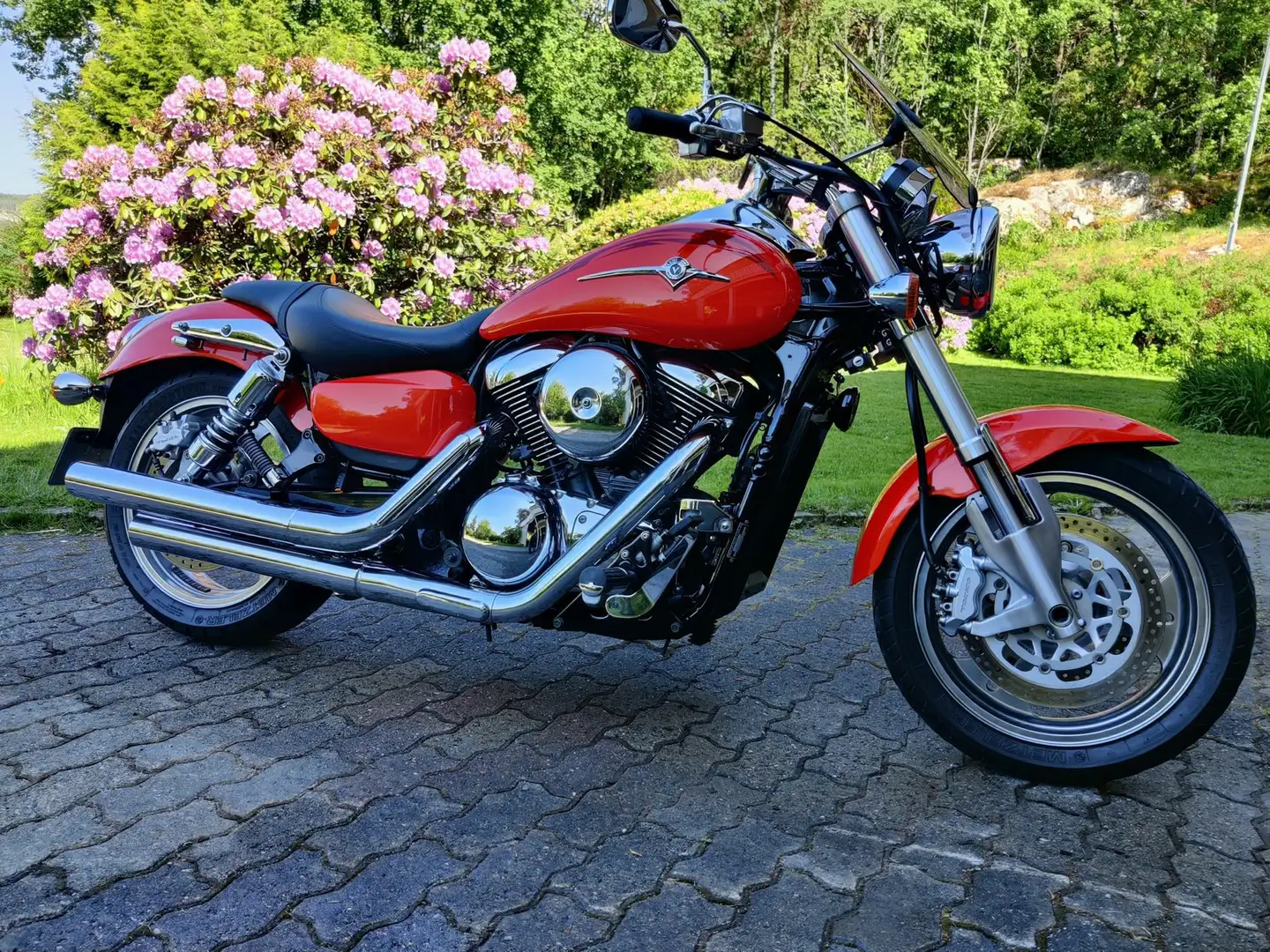 Kawasaki VN 1600 Rood - 1