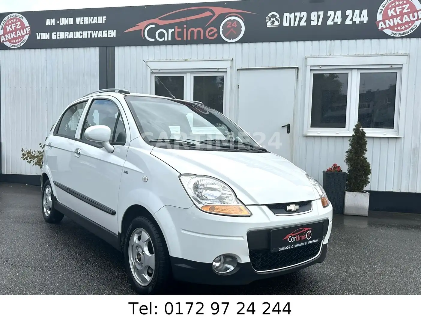 Chevrolet Matiz SE 1,0 Ltr.* WENIG KM*KLIMA*TÜV NEU* Bianco - 2