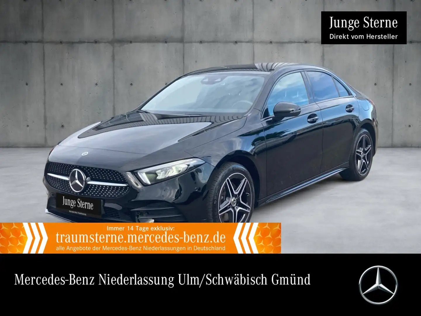 Mercedes-Benz A 250 e Lim AMG+NIGHT+LED+KAMERA+TOTW+8G Zwart - 1