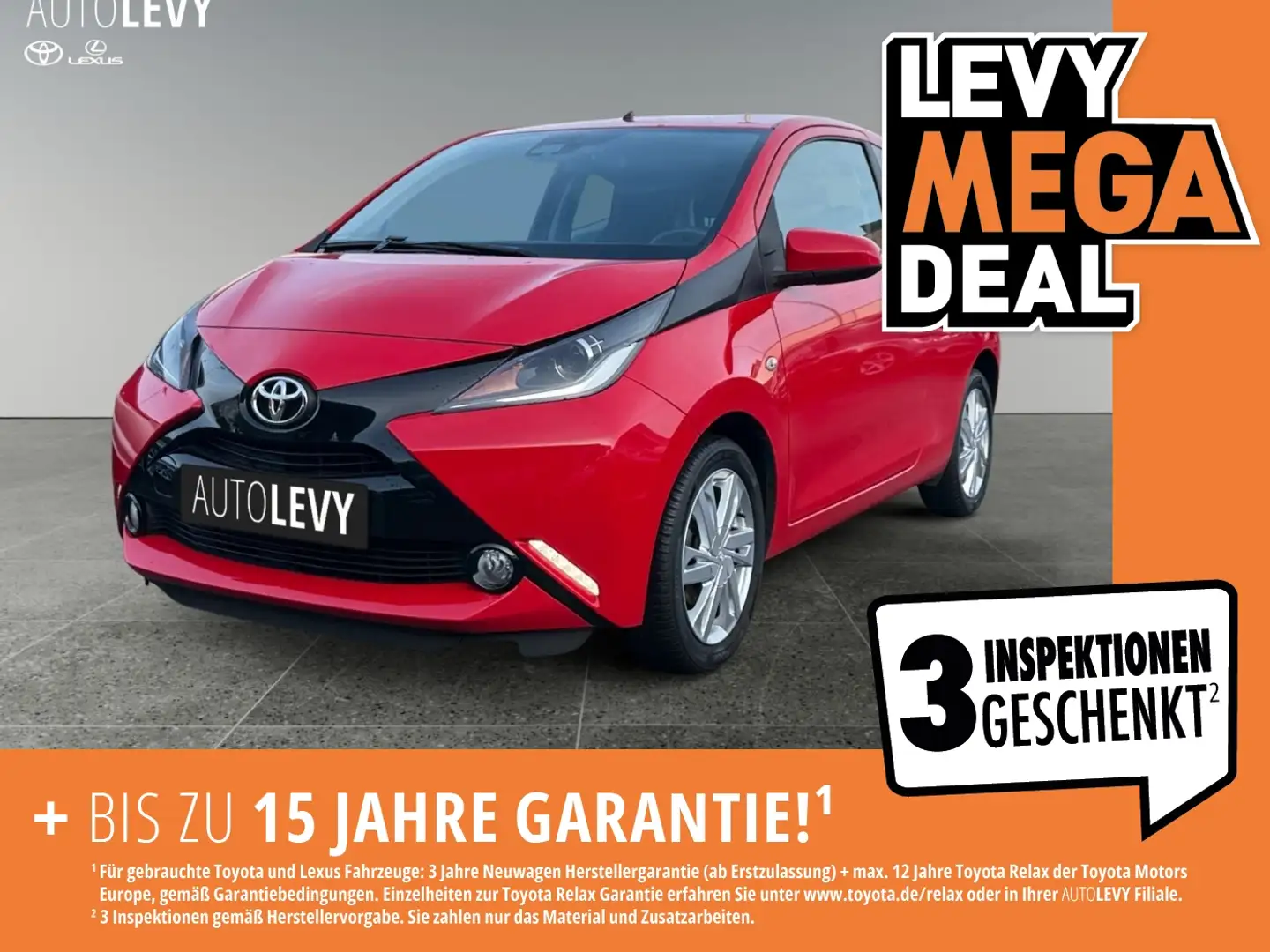 Toyota Aygo - 1.0 Edition S x-play +Allwetter+Kamera+ Rot - 1