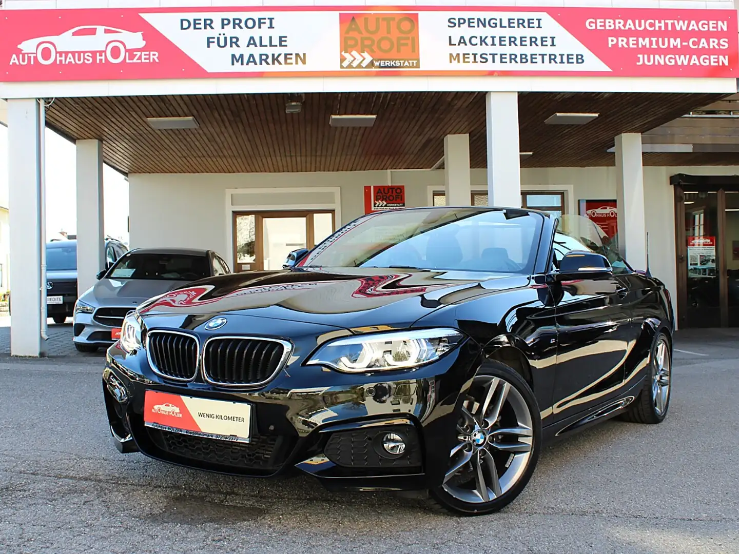 BMW 218 d Cabrio M Sport Aut. *Alcantara, Rückfahrkamer... Schwarz - 1