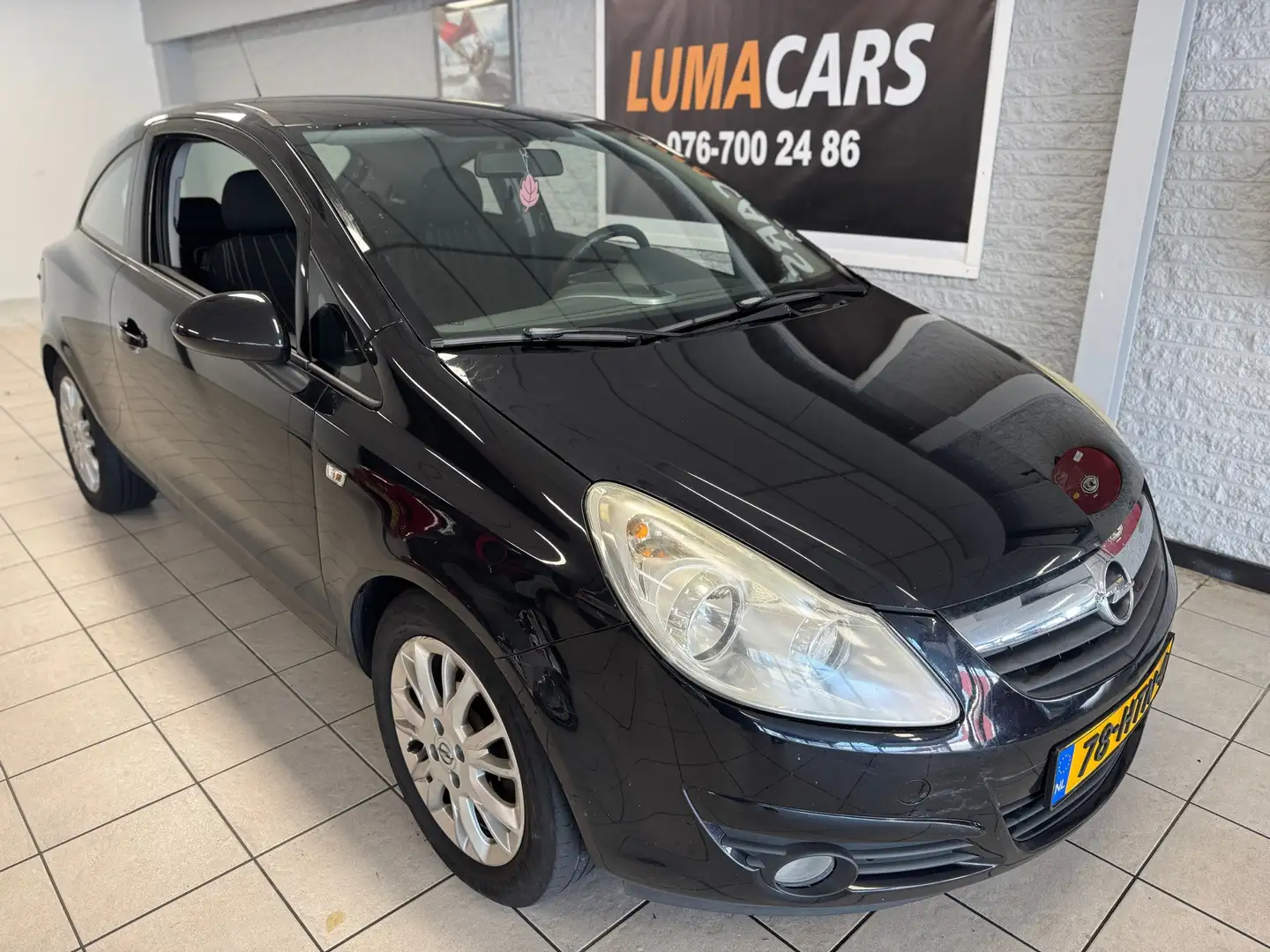 Opel Corsa 1.4-16V Business |Airco|Cruise|Grote beurt gehad Schwarz - 1