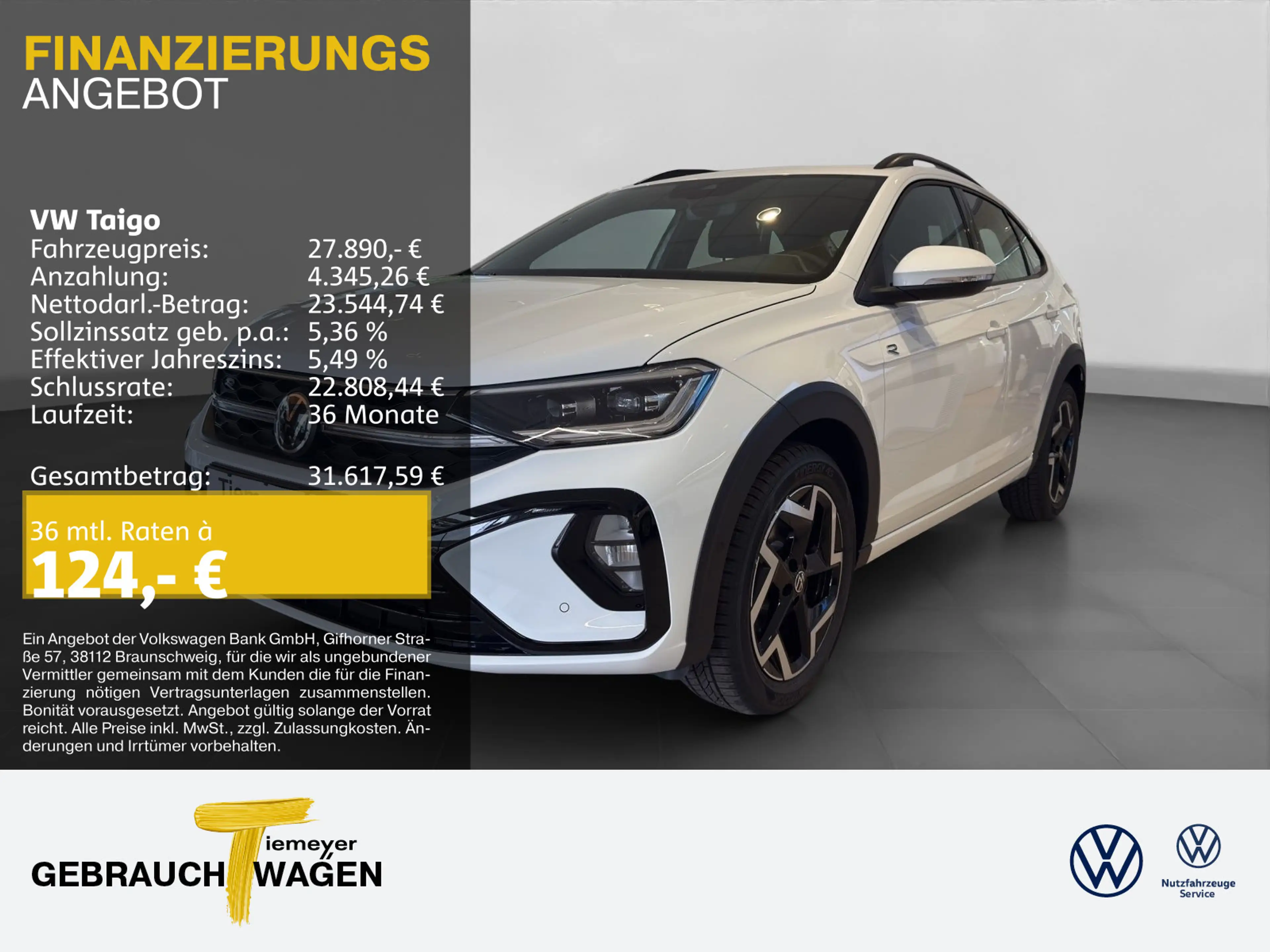 Volkswagen Taigo 1.0 TSI DSG R-LINE REAR VIEW NAVI GJR AHK