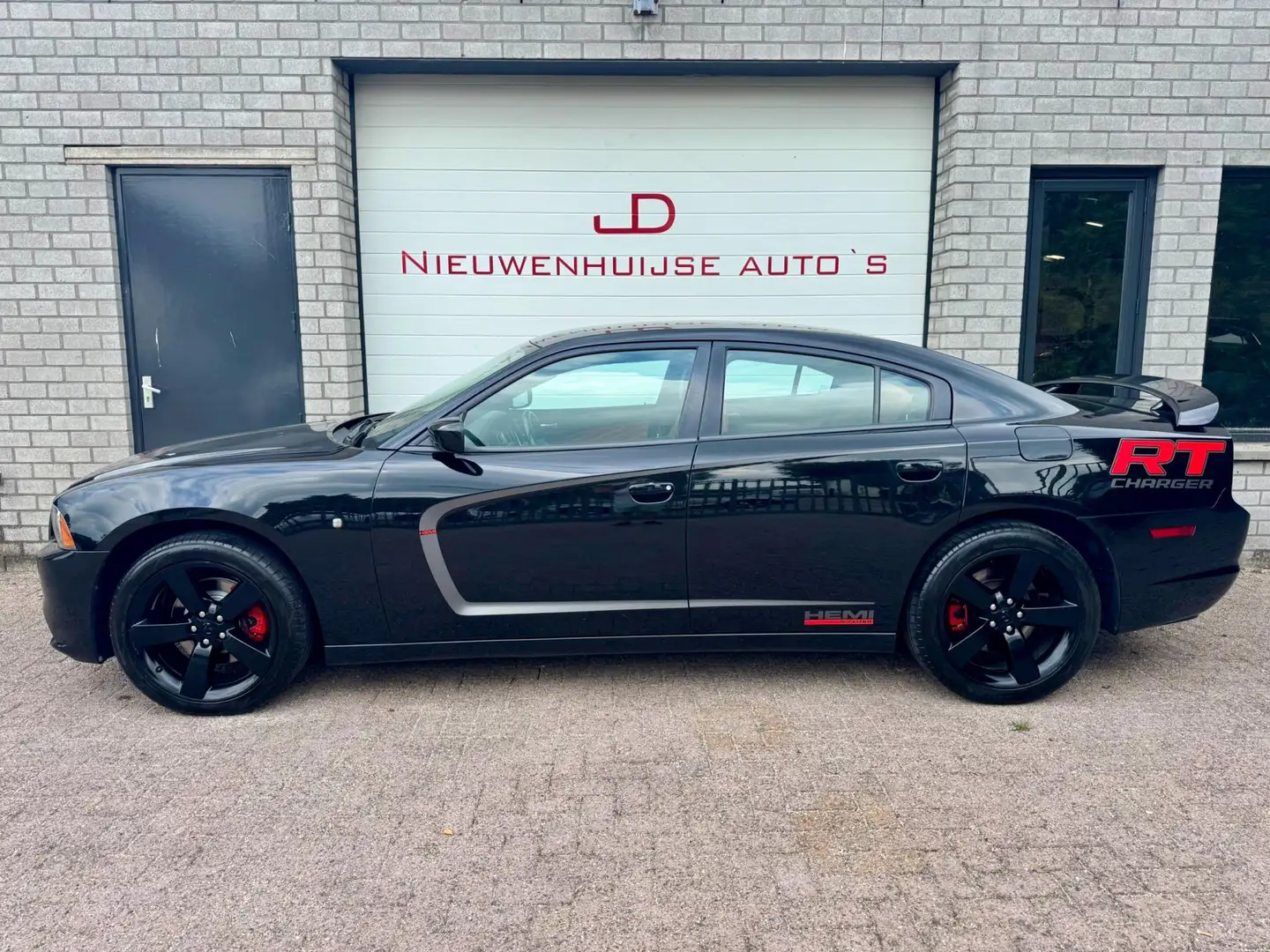 Dodge Charger Dodge R/T 5.7 V8, leder, 20 inch, 95.469km! Zwart - 2