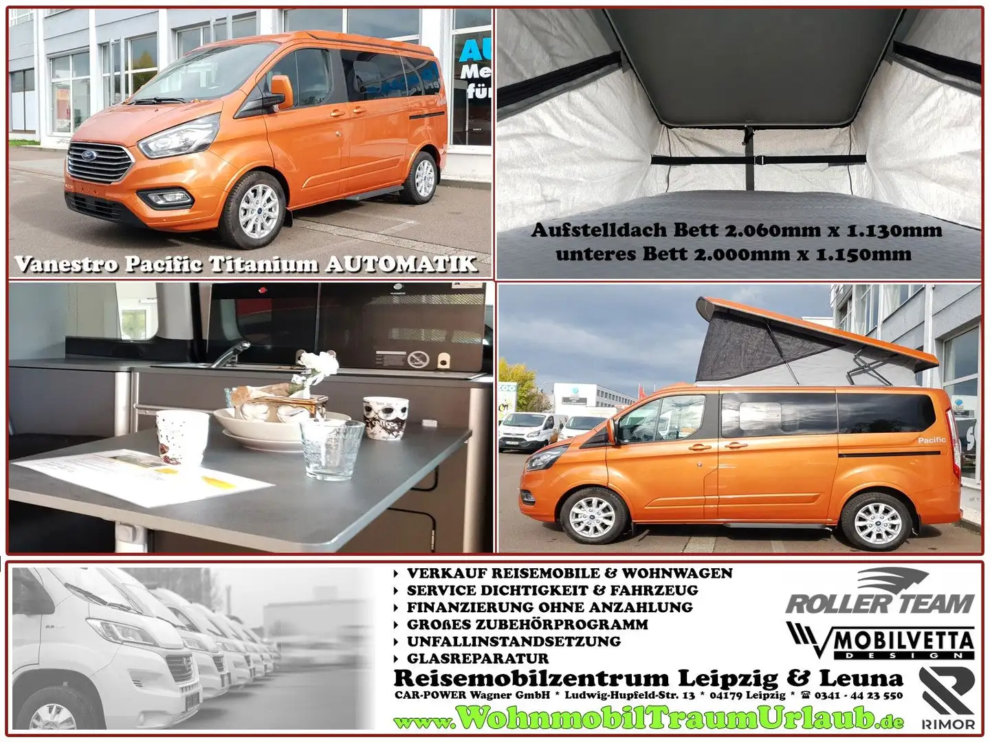 Ford Vanestro Pacific Titanium AUTOMATIK*131PS Orange - 1