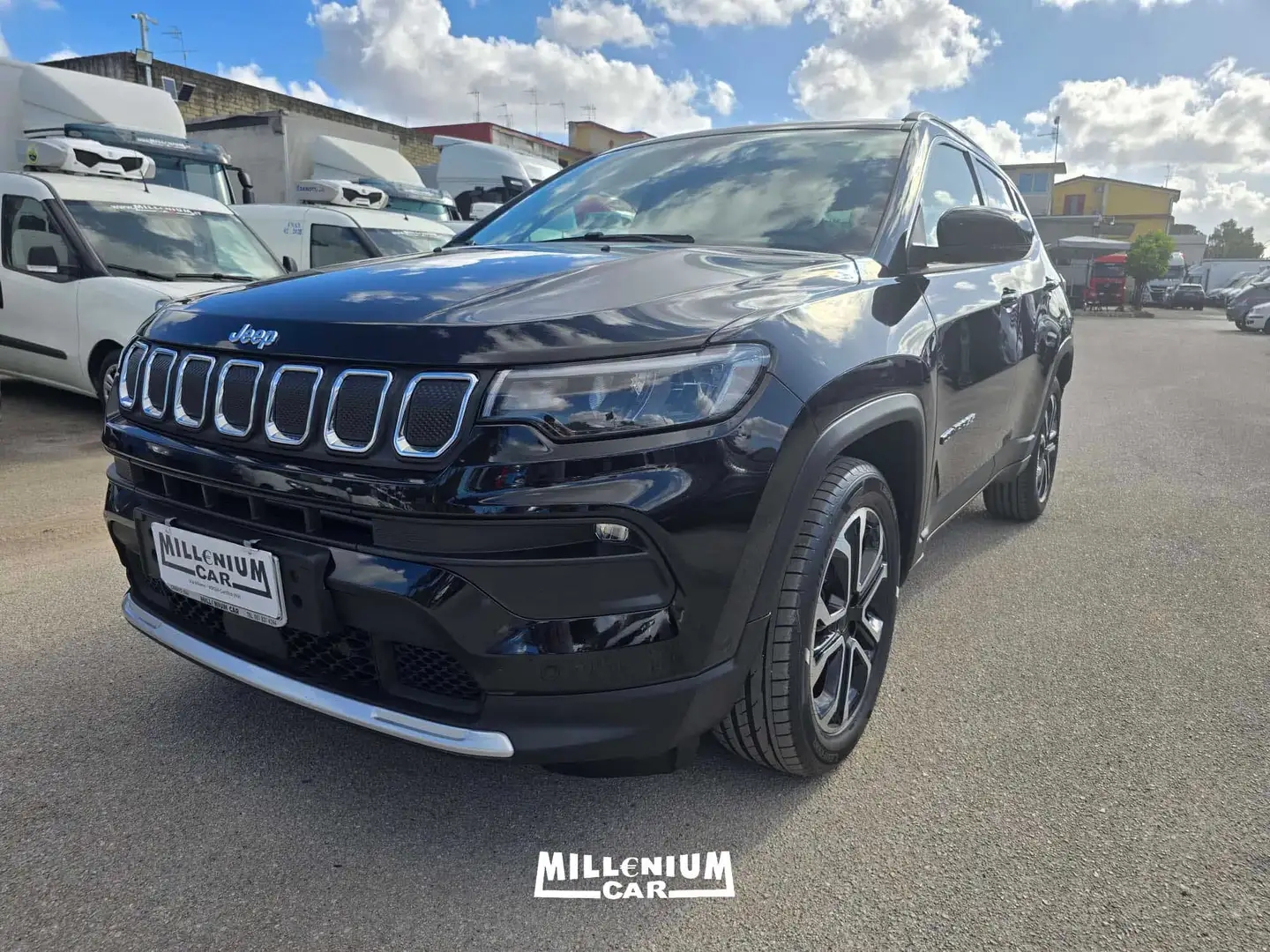 Jeep Compass COMPASS LIMITED 1.6MJT 2022 AUTOCARRO Noir - 1