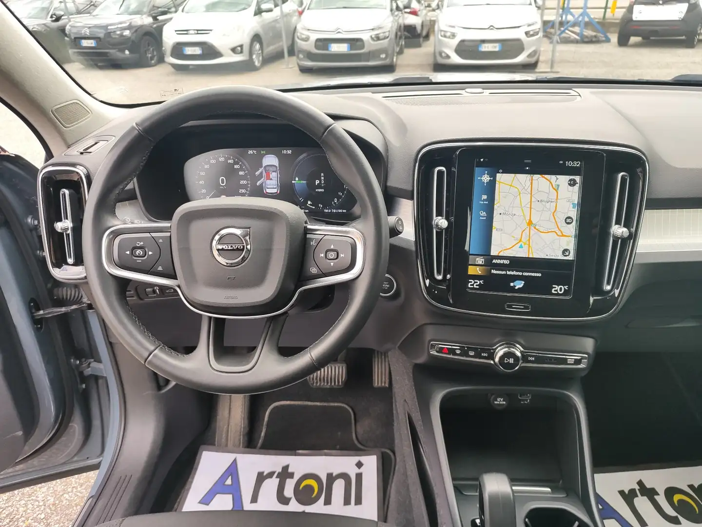 Volvo XC40 XC40 1.5 t4 phev Inscription auto my21 Grigio - 1