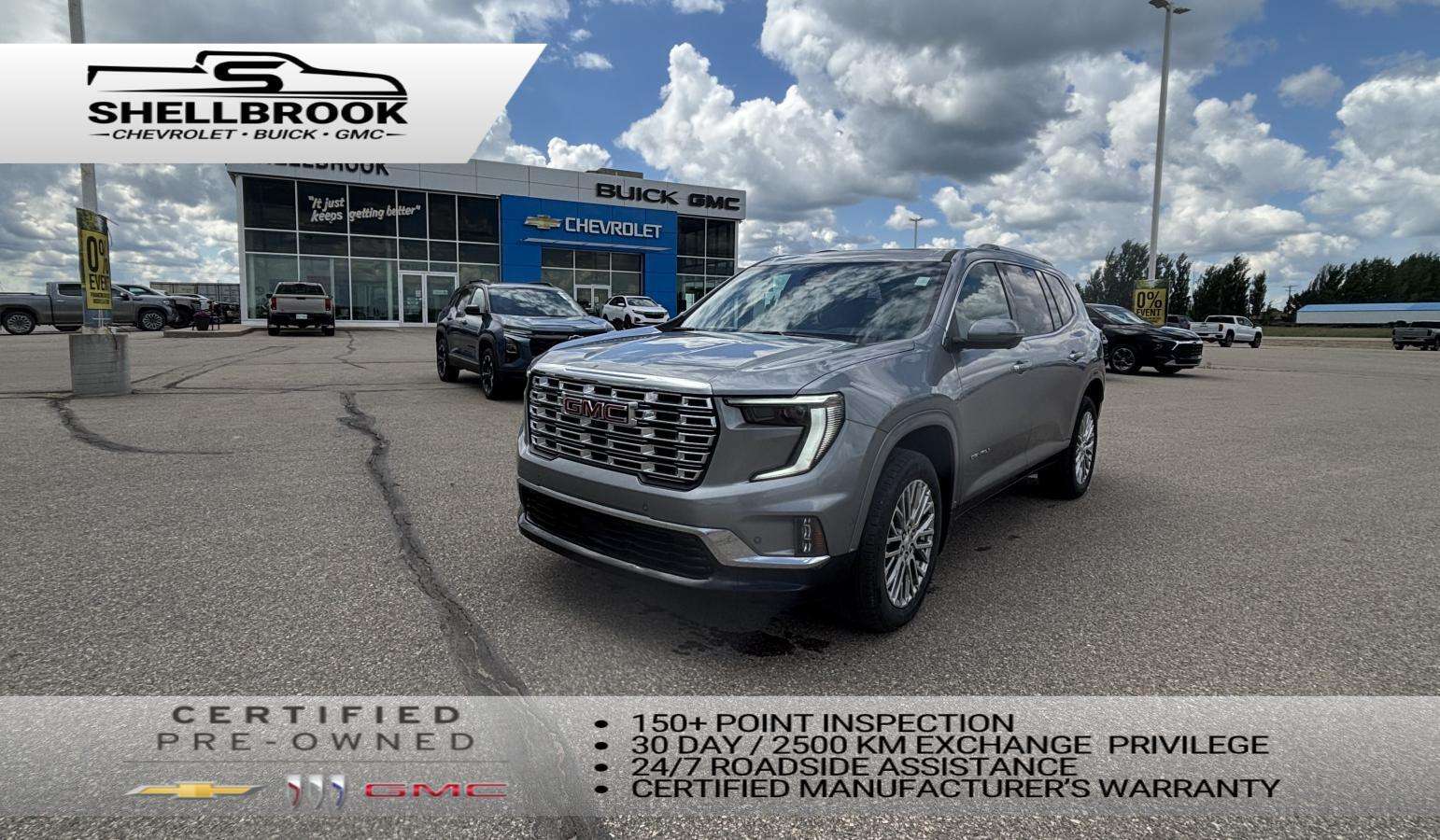2026 GMC Acadia Denali | 2.5L Efficient Engine | Luxurious Interio