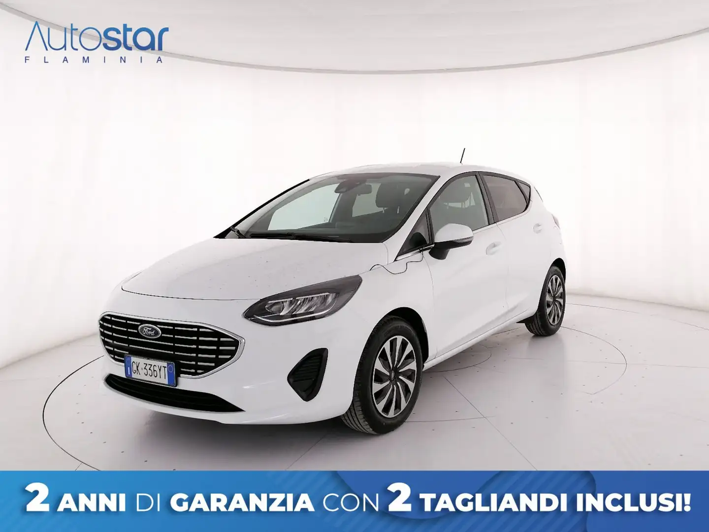 Ford Fiesta 5p 1.1 Titanium Gpl 75cv Bianco - 1