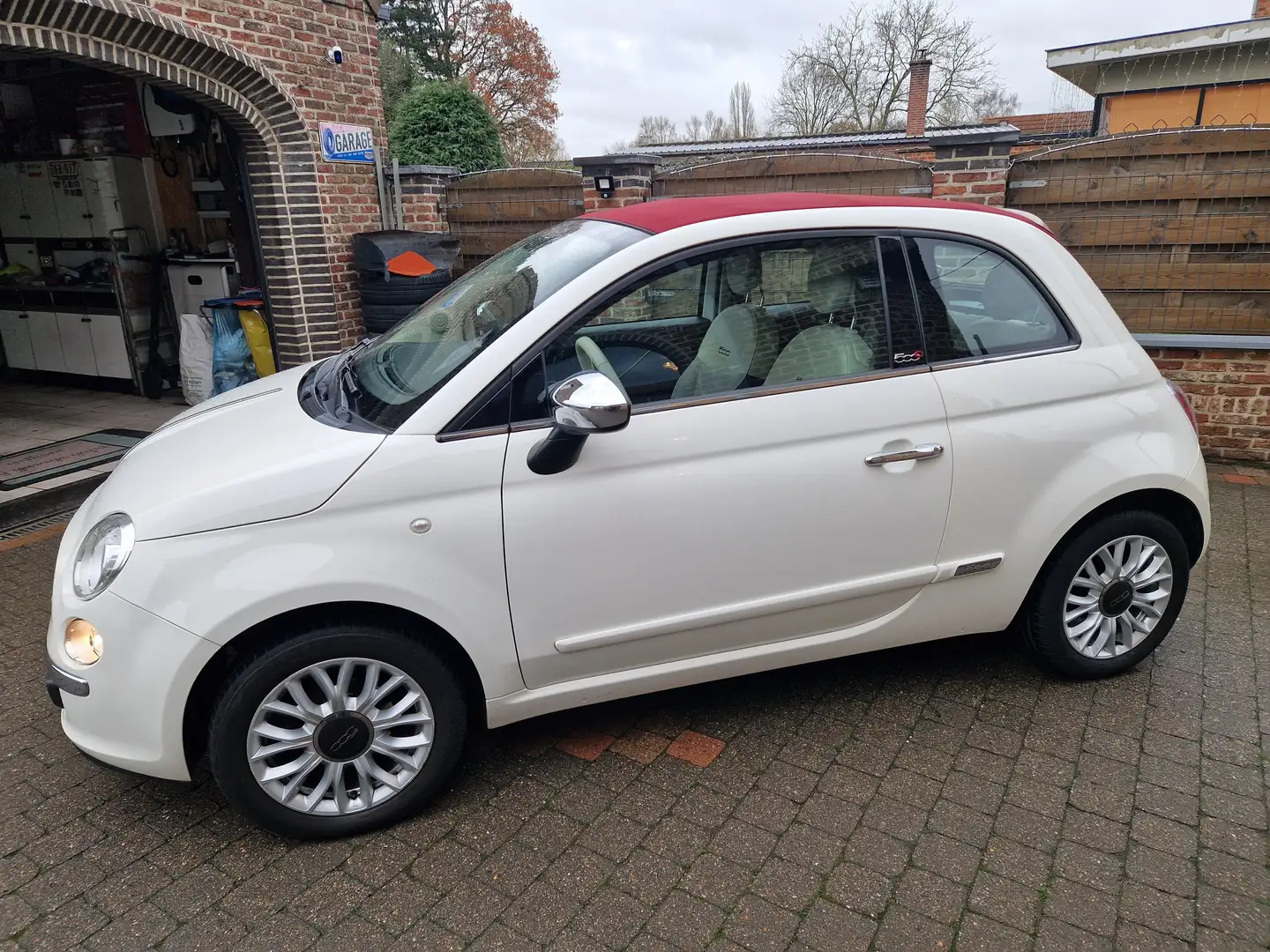 Fiat 500C 500 Blanc - 2