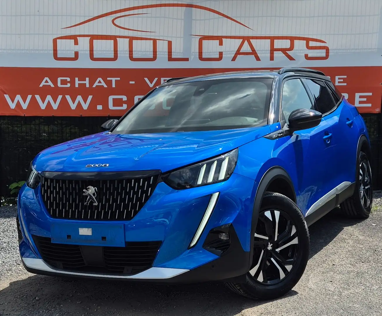 Peugeot 2008 1.2 GT Line-EU6d-GARANTIE 1AN-CAMERA-GPS-CARPLAY Blau - 1