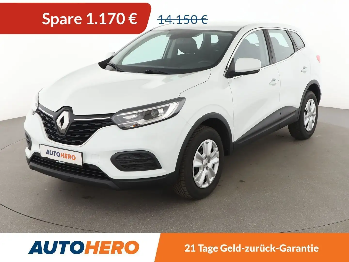 Renault Kadjar 1.3 TCe Life*TEMPO*AHK*KLIMA*GARANTIE* Weiß - 1