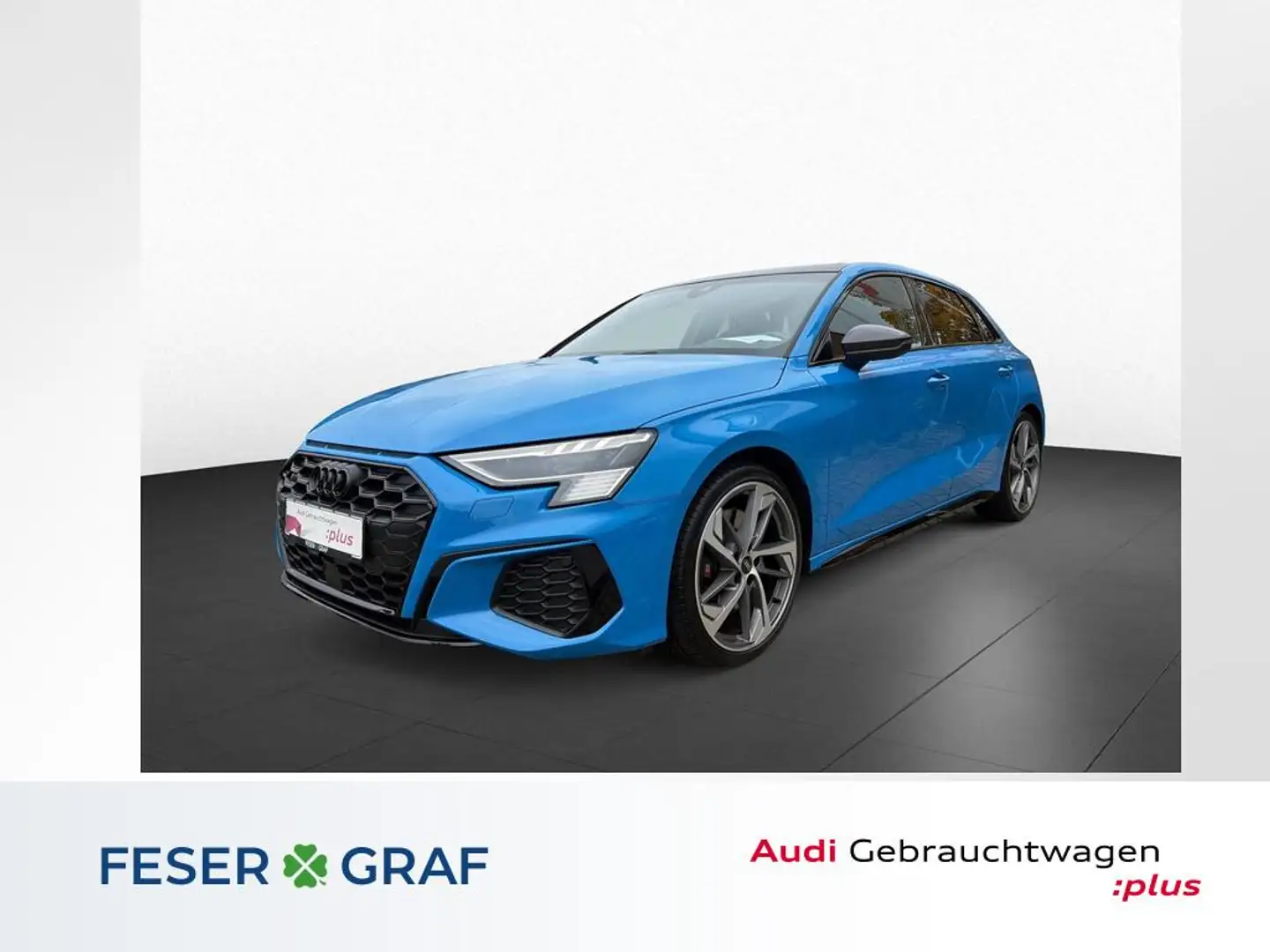 Audi S3 Sportback TFSI +ACC+Navi+Matrix+Pano+ Blauw - 1