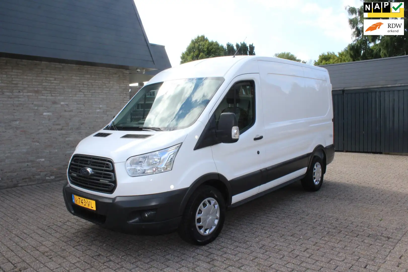 Ford Transit HOOG EN LANG 220 volt aansluiting 330 2.0 TDCI L2H Wit - 1
