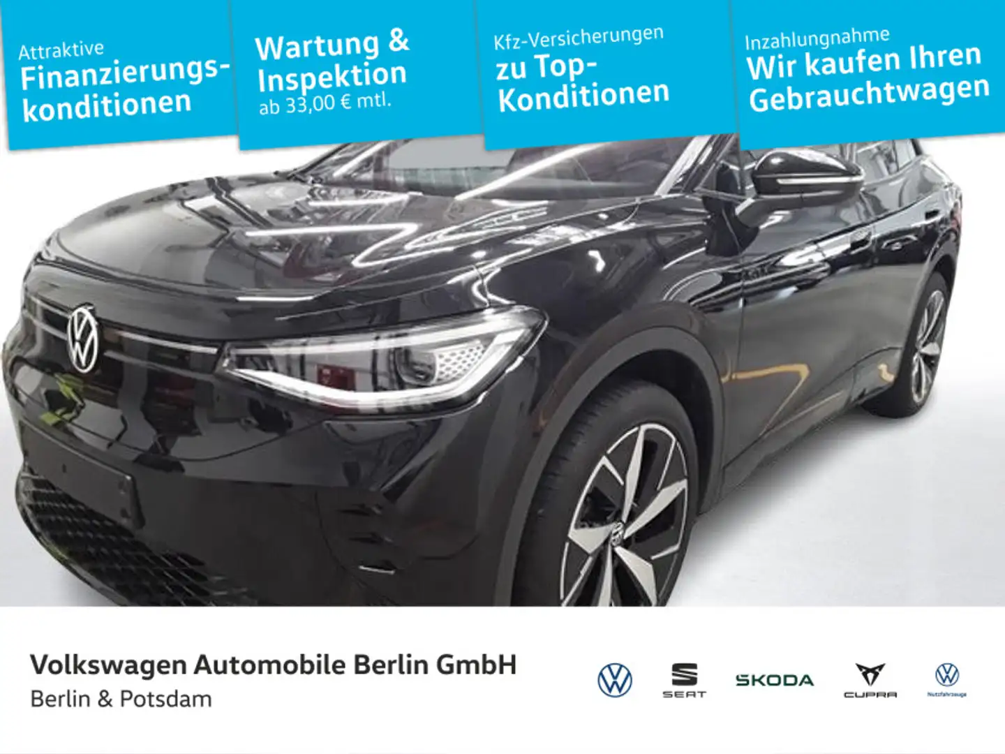 Volkswagen ID.4 GTX Navi Entertainment-Paket 4M Wärmepumpe Schwarz - 1