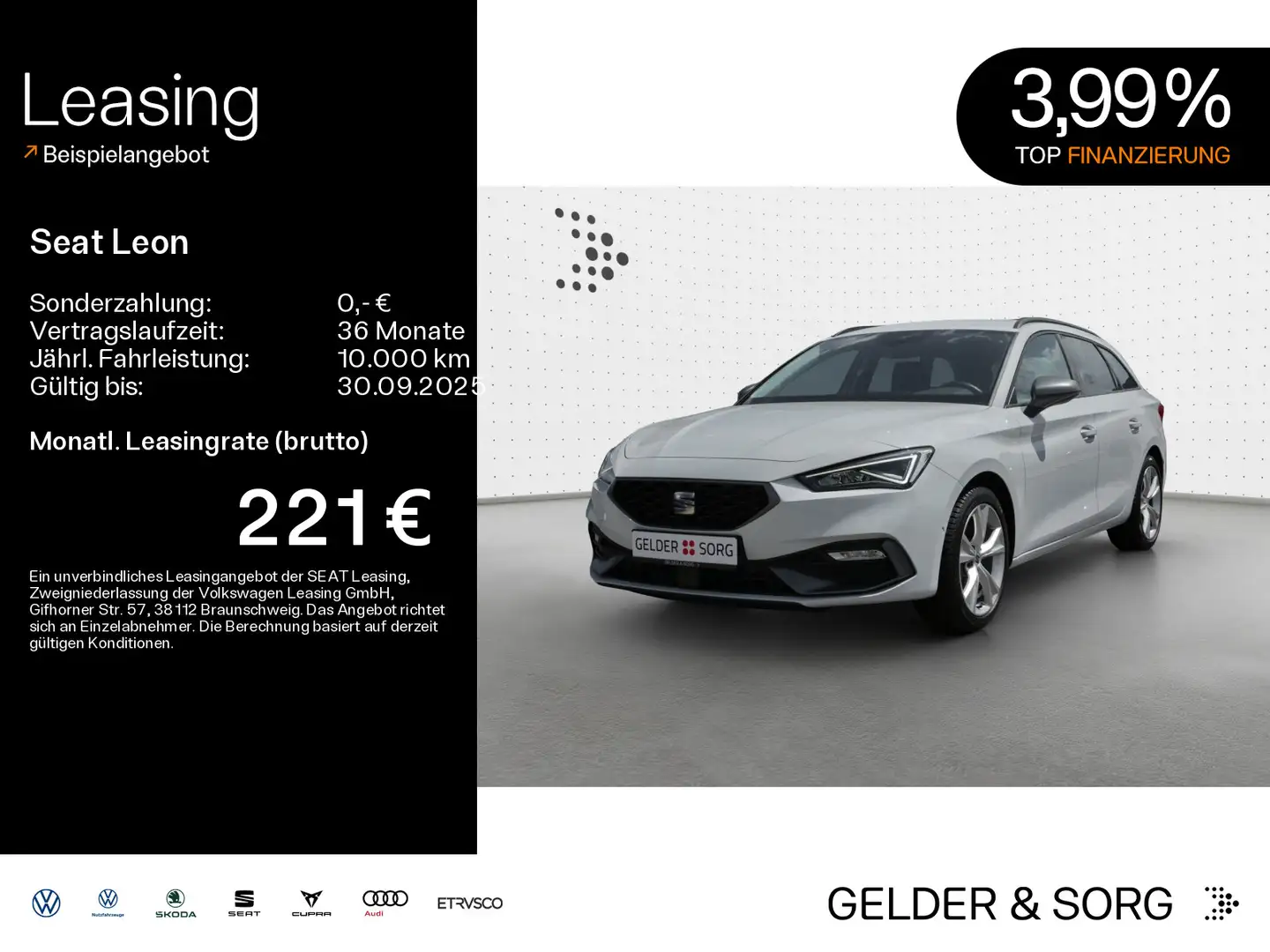 SEAT Leon Sportstourer FR 2.0 TDI LED*Navigation*RFK Bianco - 1