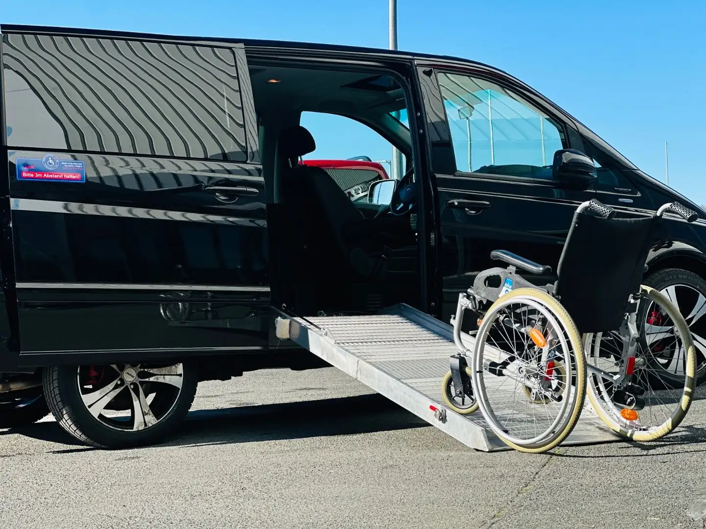 Mercedes-Benz Vito -Behindertengerecht-Rampe Schwarz - 1