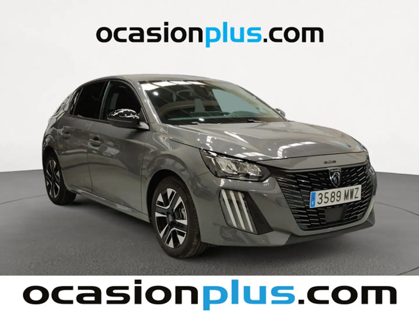Peugeot 208 1.2 Puretech S&S Allure 100 Gris - 2