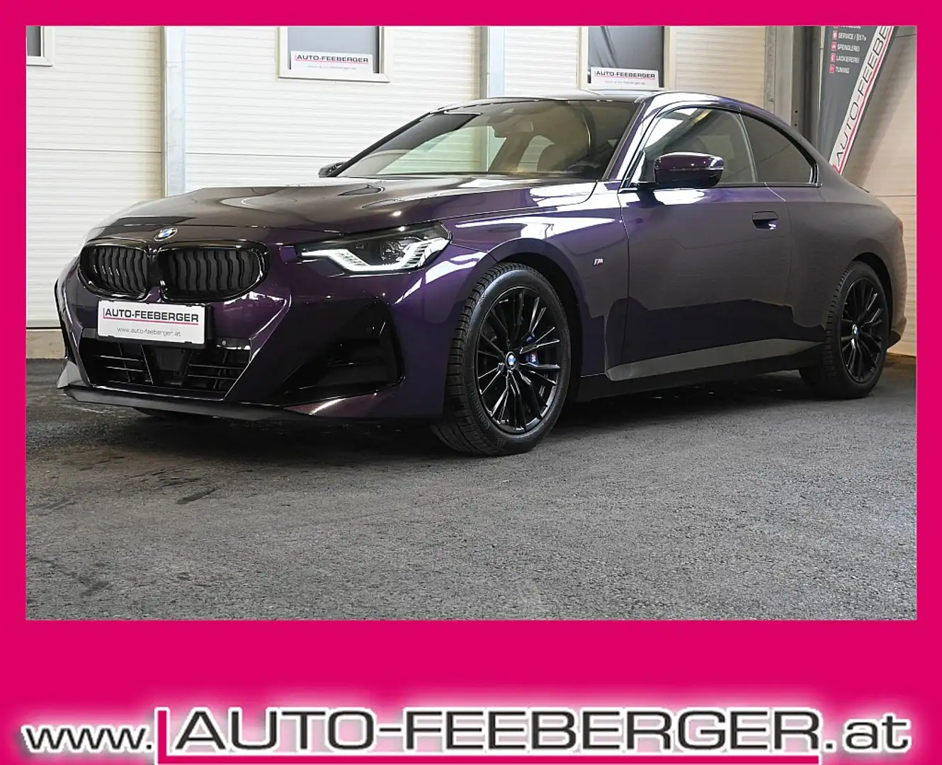 BMW 220 d Coupé Aut.M-Paket,Sonderlack,LED-High,Sportsitze Violett - 1