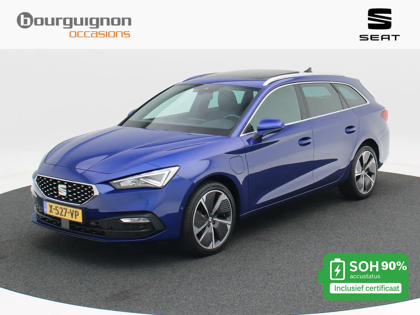 SEAT Leon e-Hybrid Sportstourer 1.4 TSi eHybrid 205 Pk PHEV FR | Pano Modrá - 1