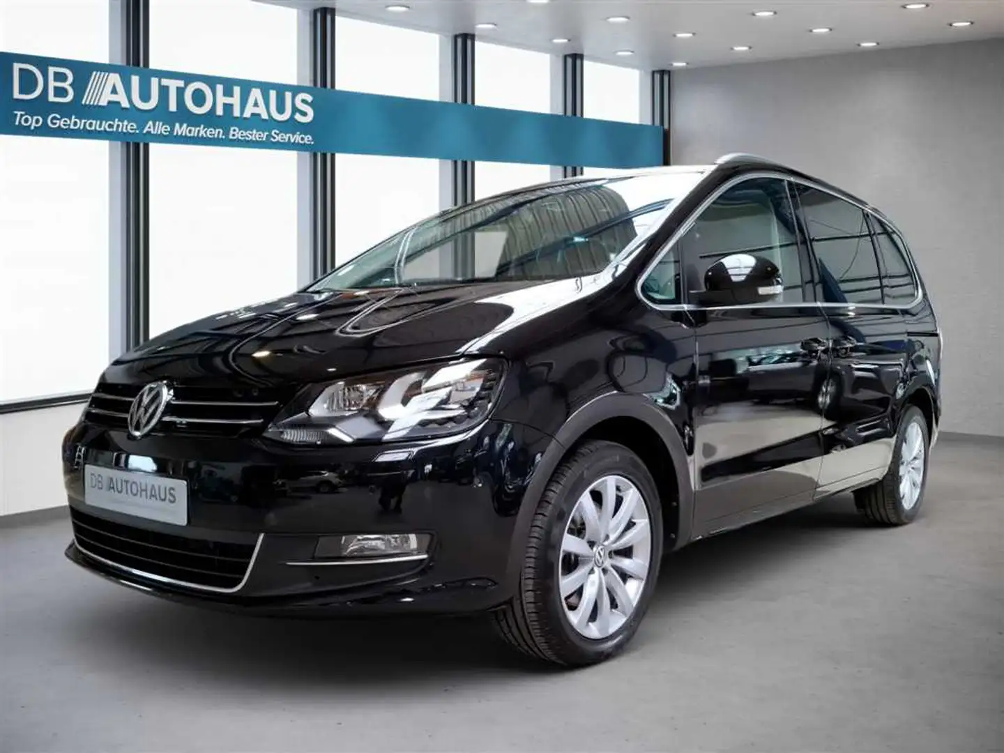 Volkswagen Sharan Highline 1.4 TFS DSG 7-Sitzer Zwart - 1
