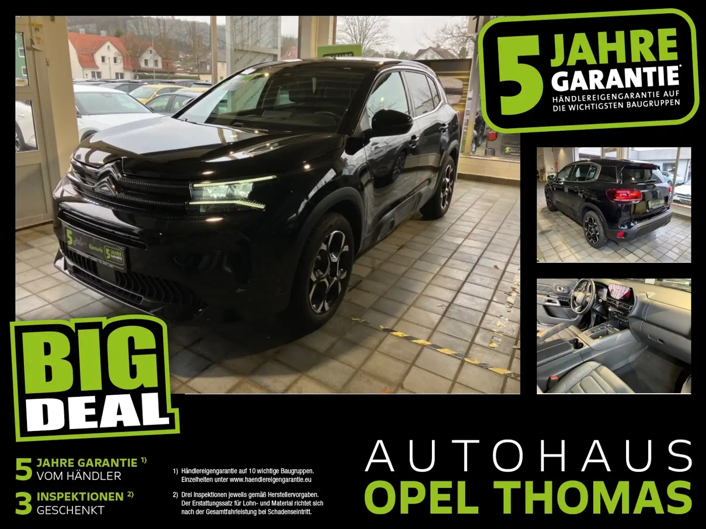 Citroen C5 Aircross 1.2 LED+Navi+SHZ+Winterp.+2xKlima+LM Schwarz - 1