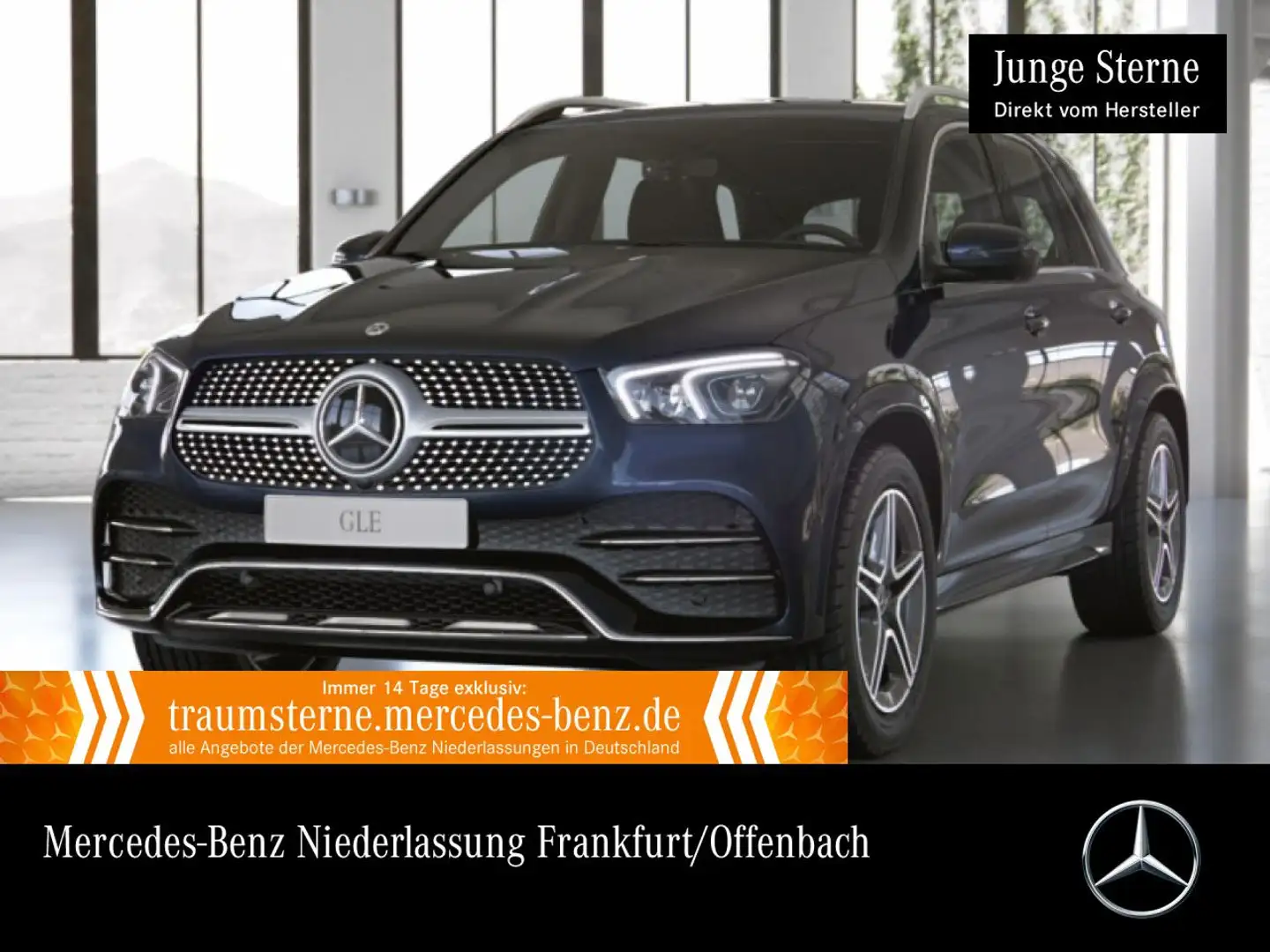 Mercedes-Benz GLE 350 e 4M AMG+360+LED+FAHRASS+HUD+9G Blau - 1