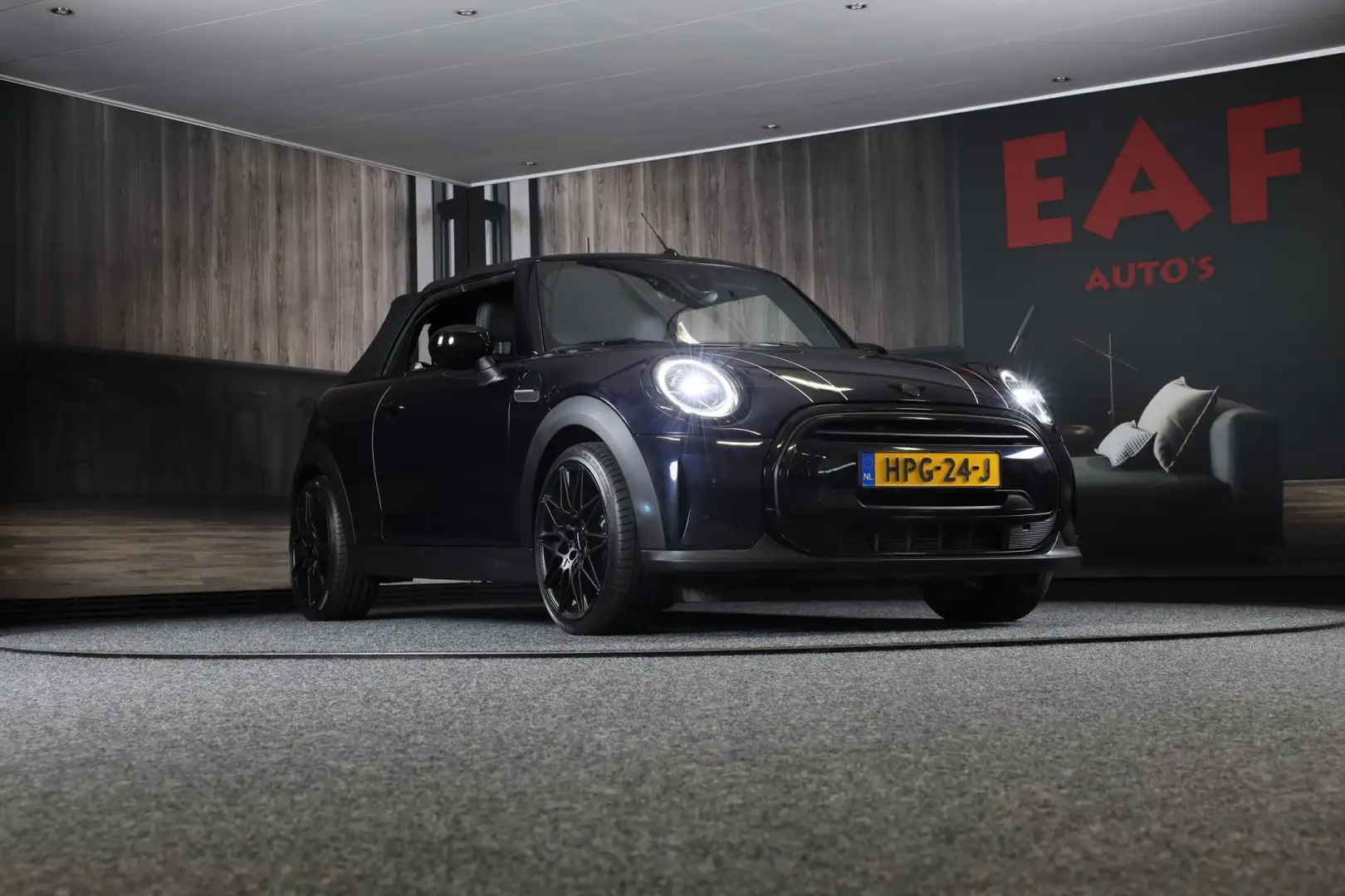 MINI Cooper Cabrio Mini 1.5 / AUT / Navi / 136 Pk / Cruise Control / Bleu - 2