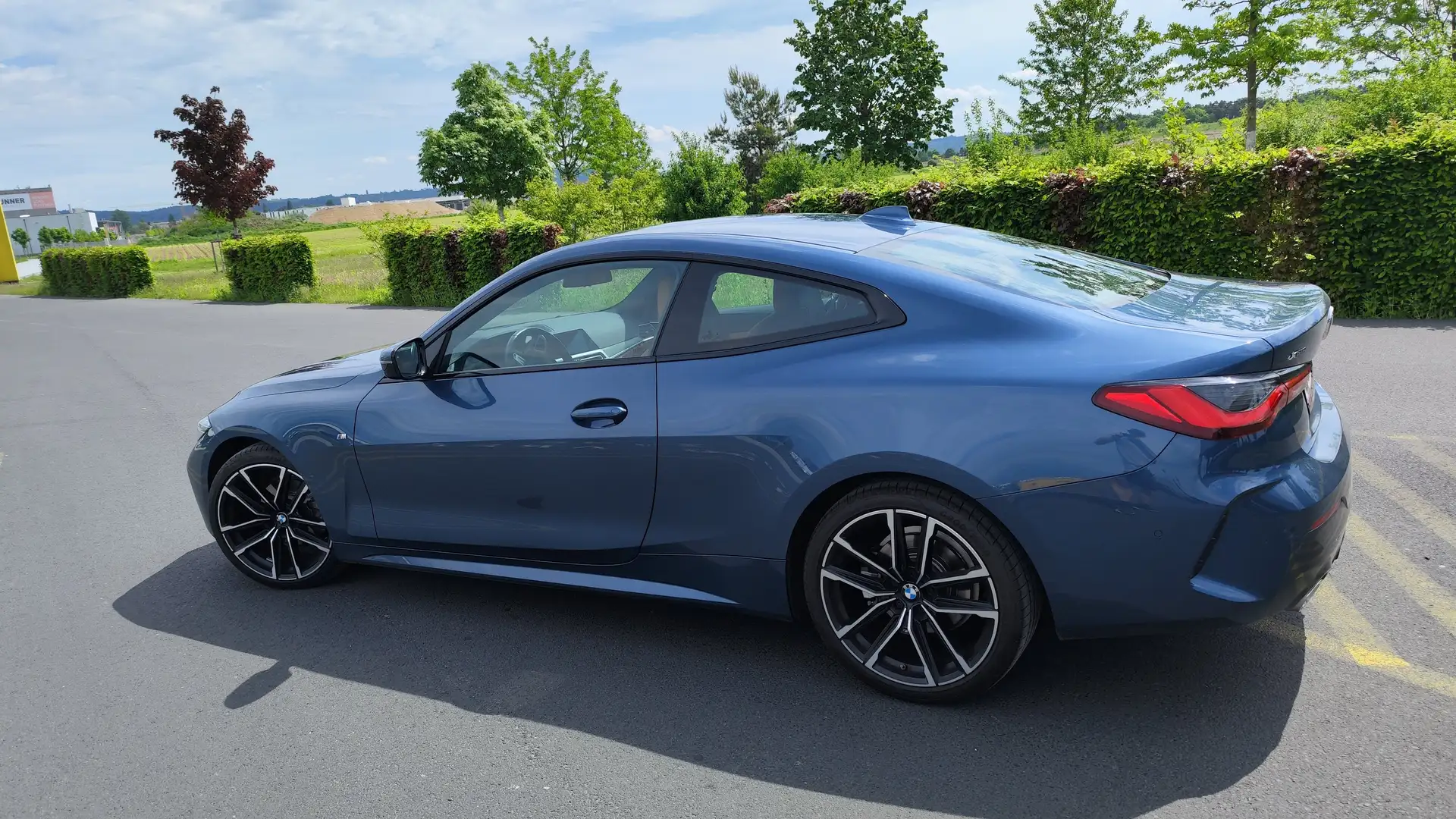 BMW 420 420d 48 V Coupe xDrive Aut. Blau - 2