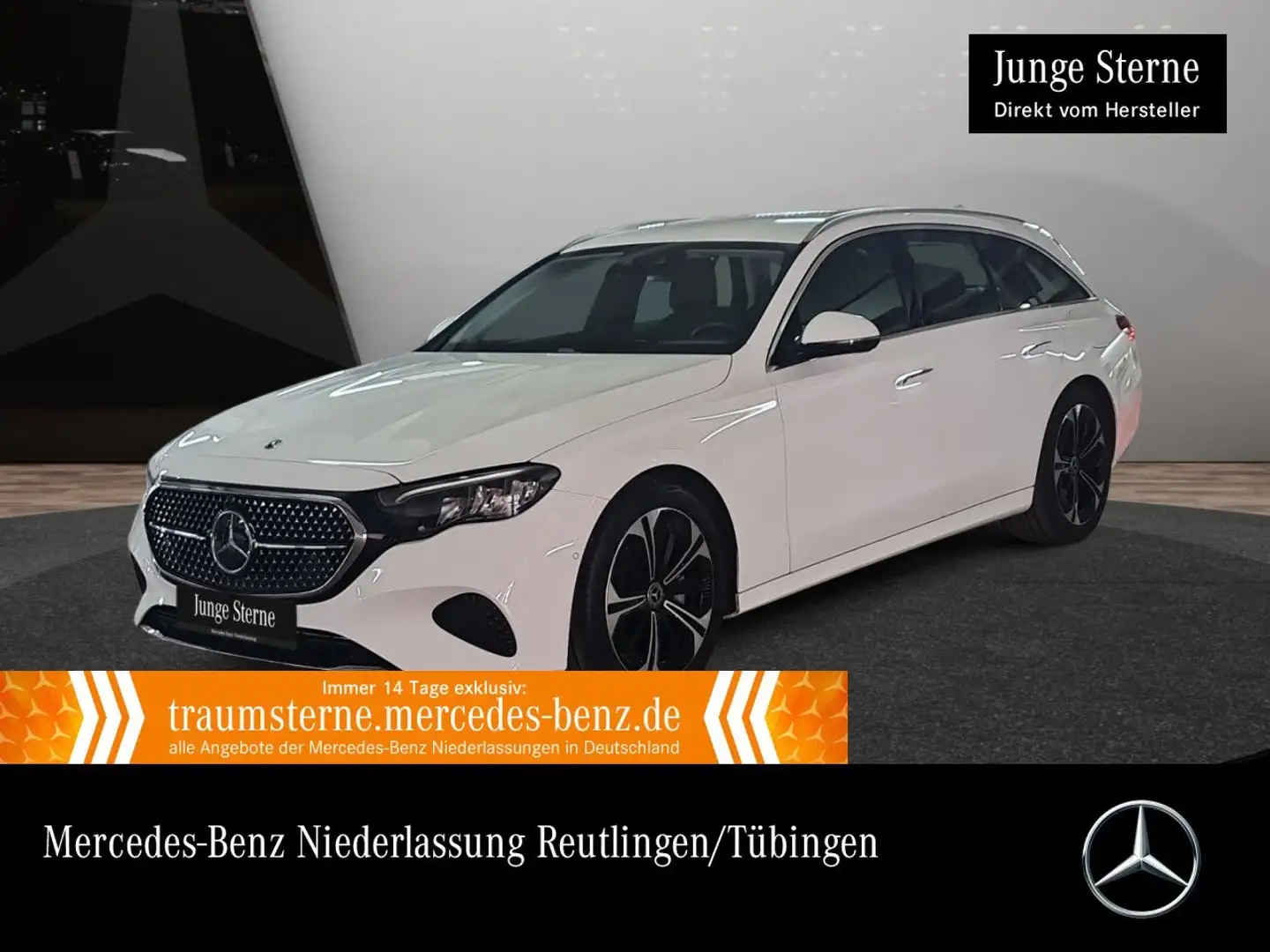 Mercedes-Benz E 300 e T Avantgarde Fahrass Distr. LED AHK Kamera Weiß - 1