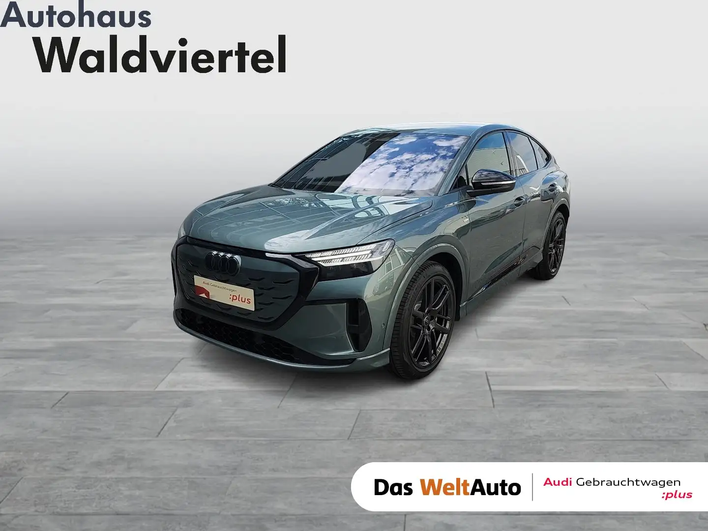 Audi Q4 e-tron quattro Grün - 1
