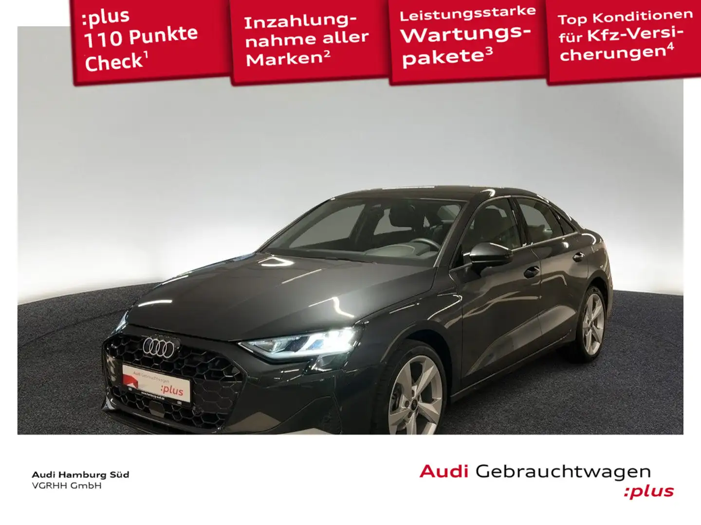 Audi A3 35 TFSI advanced S tronic NAVI/AHK Grau - 1