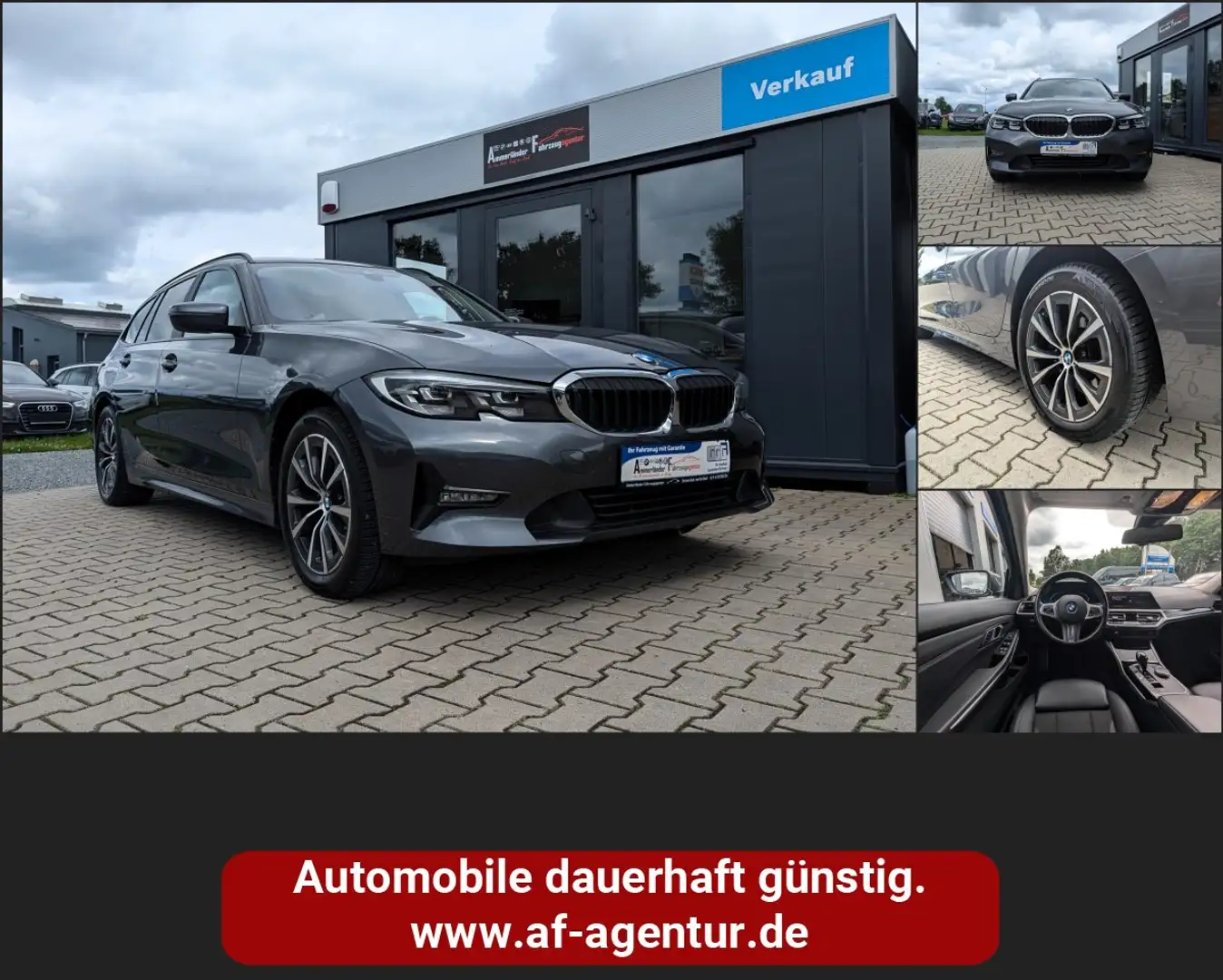 BMW 318 d Mild Hybrid Advantage (EURO 6d) 318 d Mild-Hybri Grigio - 1