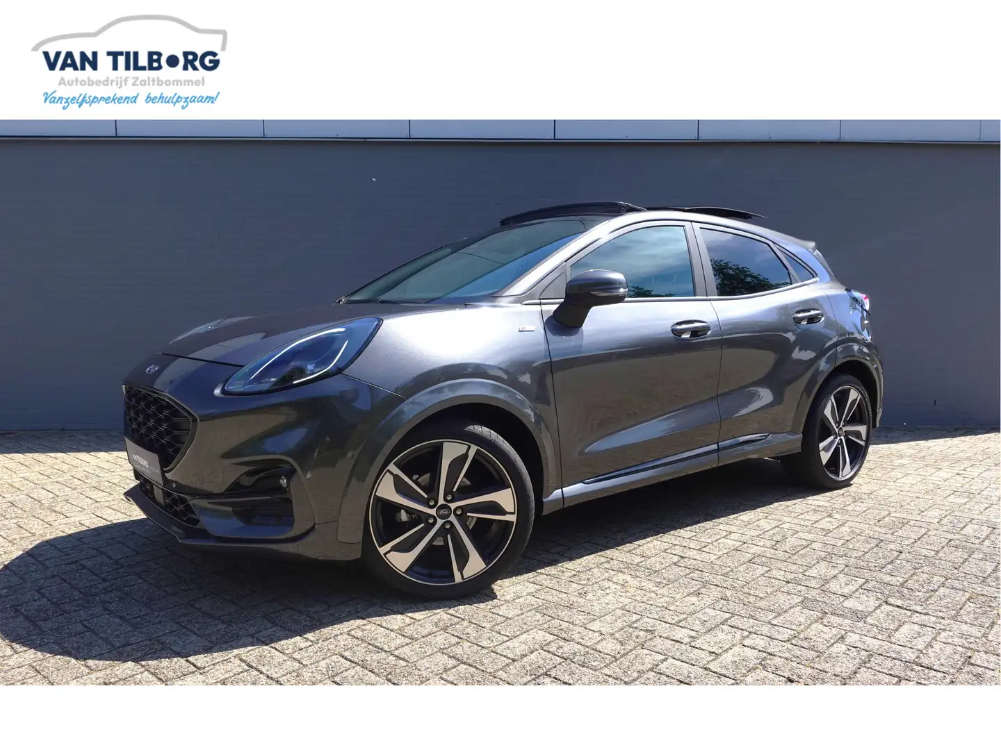 Ford Puma 1.0 EcoBoost Hybrid ST-Line X NAV | A. CAM | PANO Grijs - 1