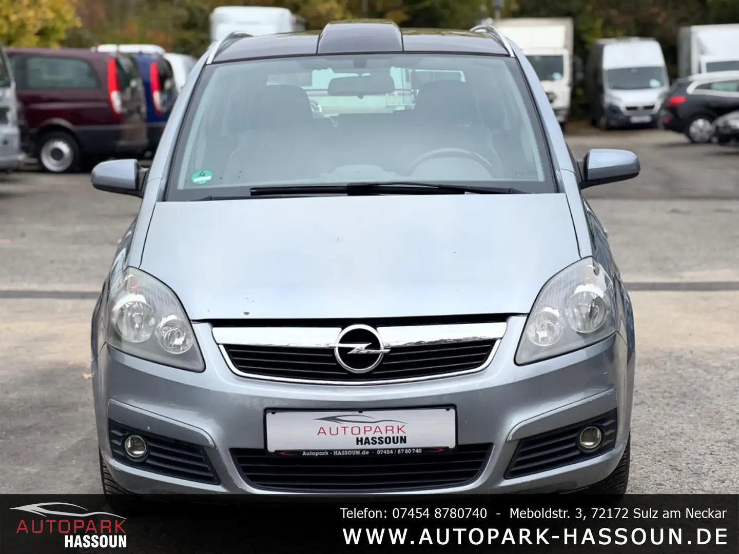 Opel Zafira B Cosmo LPG TÜV 05/27 Pano Tempo Klimaaut. 7-Sitz. Silber - 2