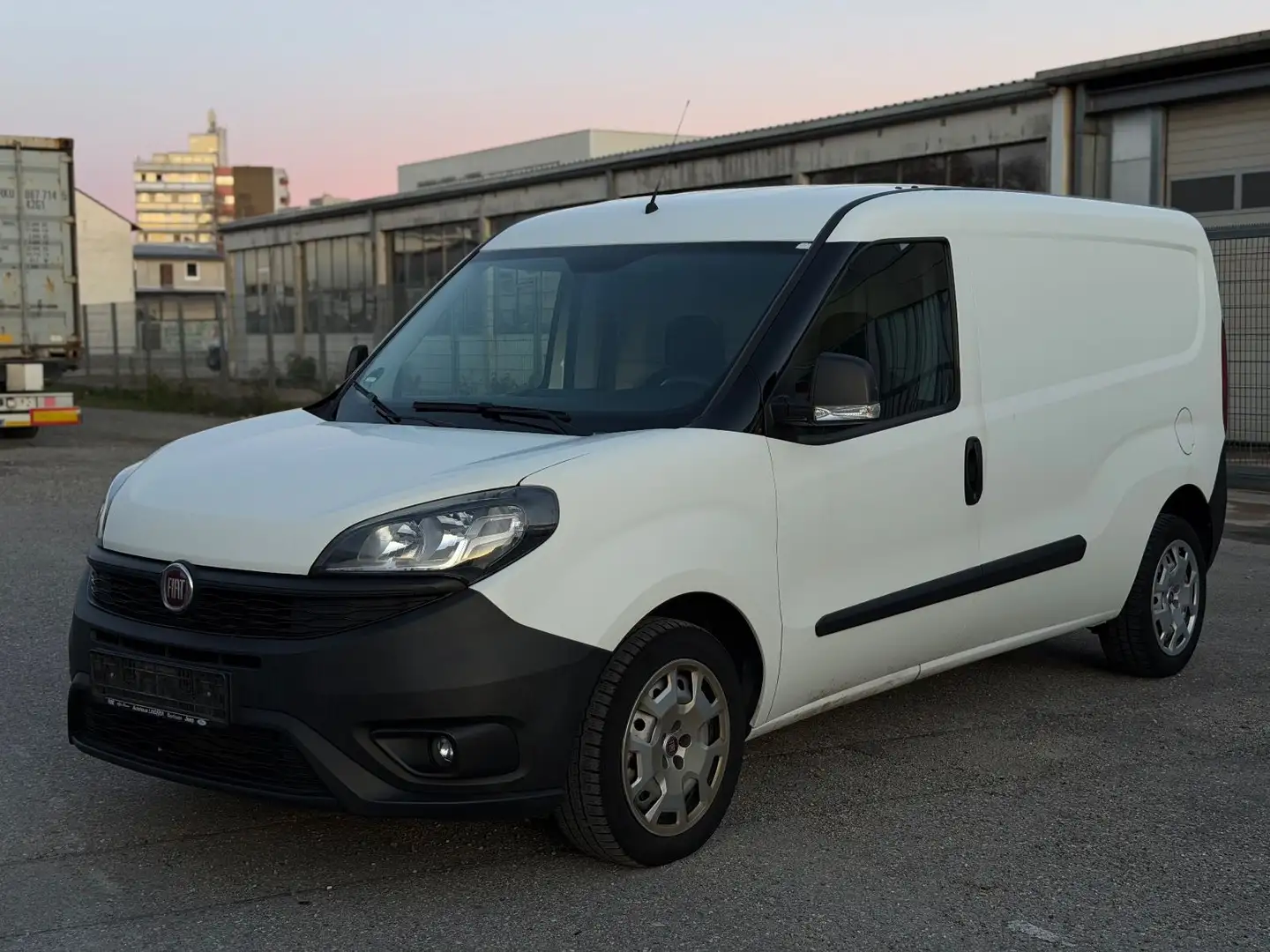 Fiat Doblo SX Maxi Lang Kasten 1.6 Klima 1.Hand TÜV27 Blanc - 1