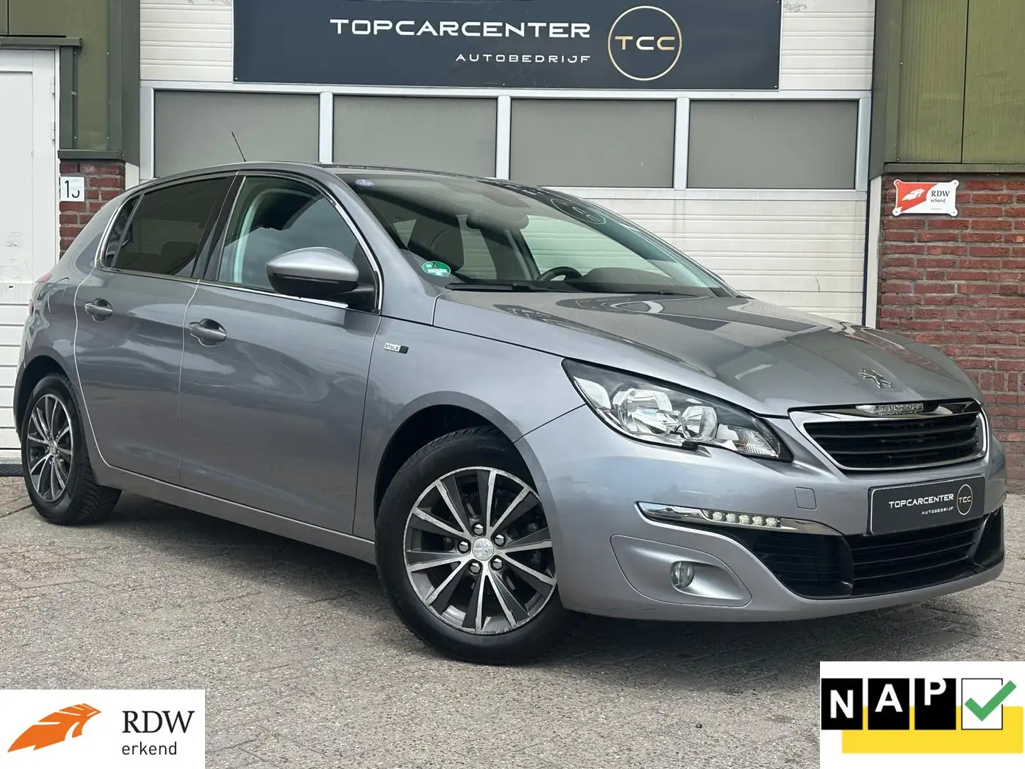 Peugeot 308 1.2 PureTech Style/AIRCO/TREKH/PARKS/APK/NAP Gris - 1