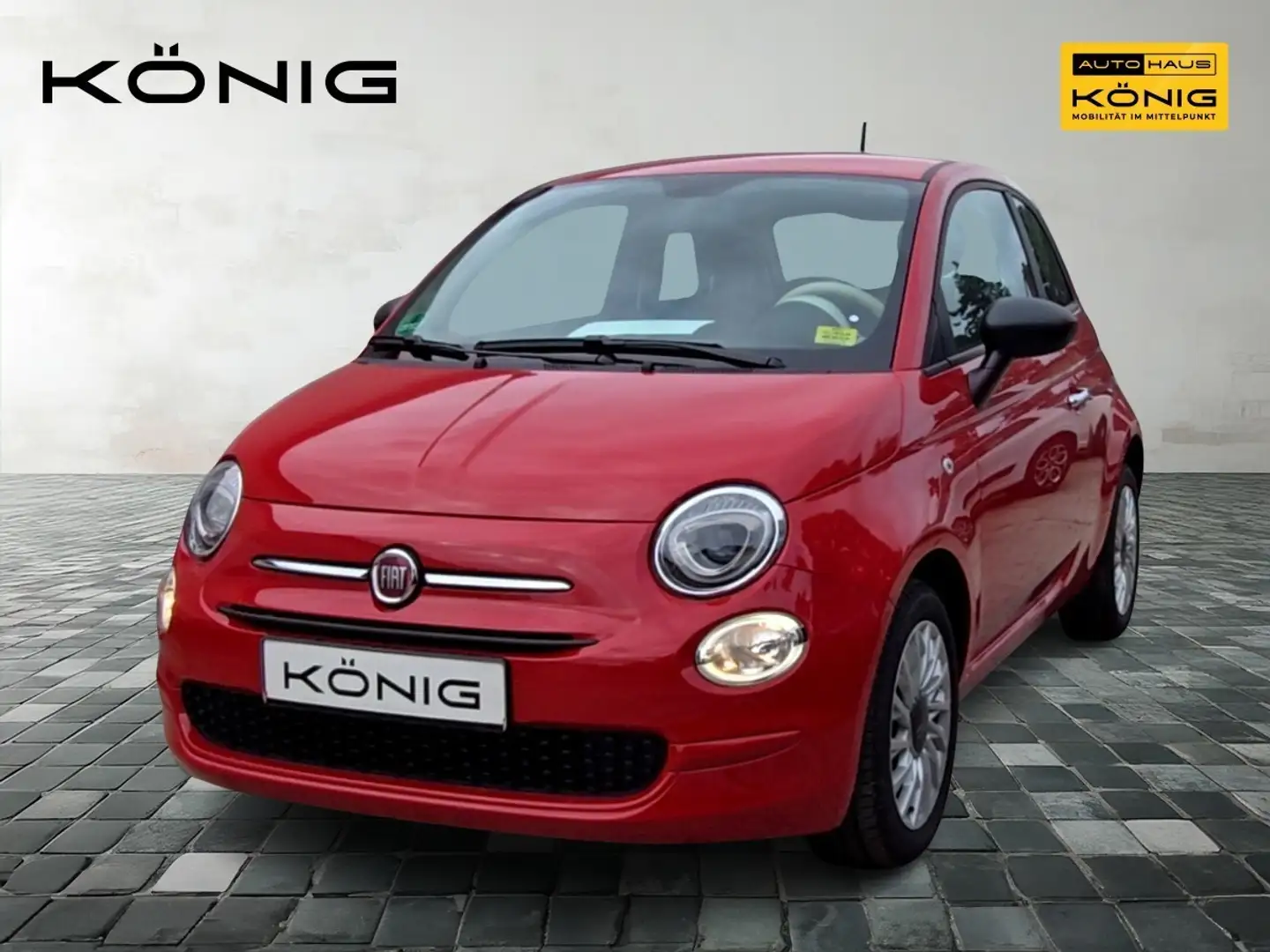 Fiat 500 1.0 GSE Klima & Sound Carplay Tempomat Rot - 1