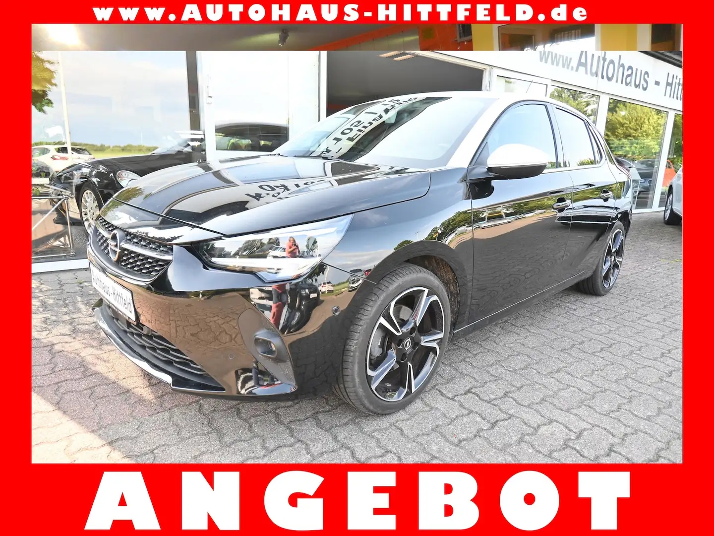Opel Corsa 1.2 Turbo *Elegance-Cosmo* Navi Leder LED Schwarz - 1