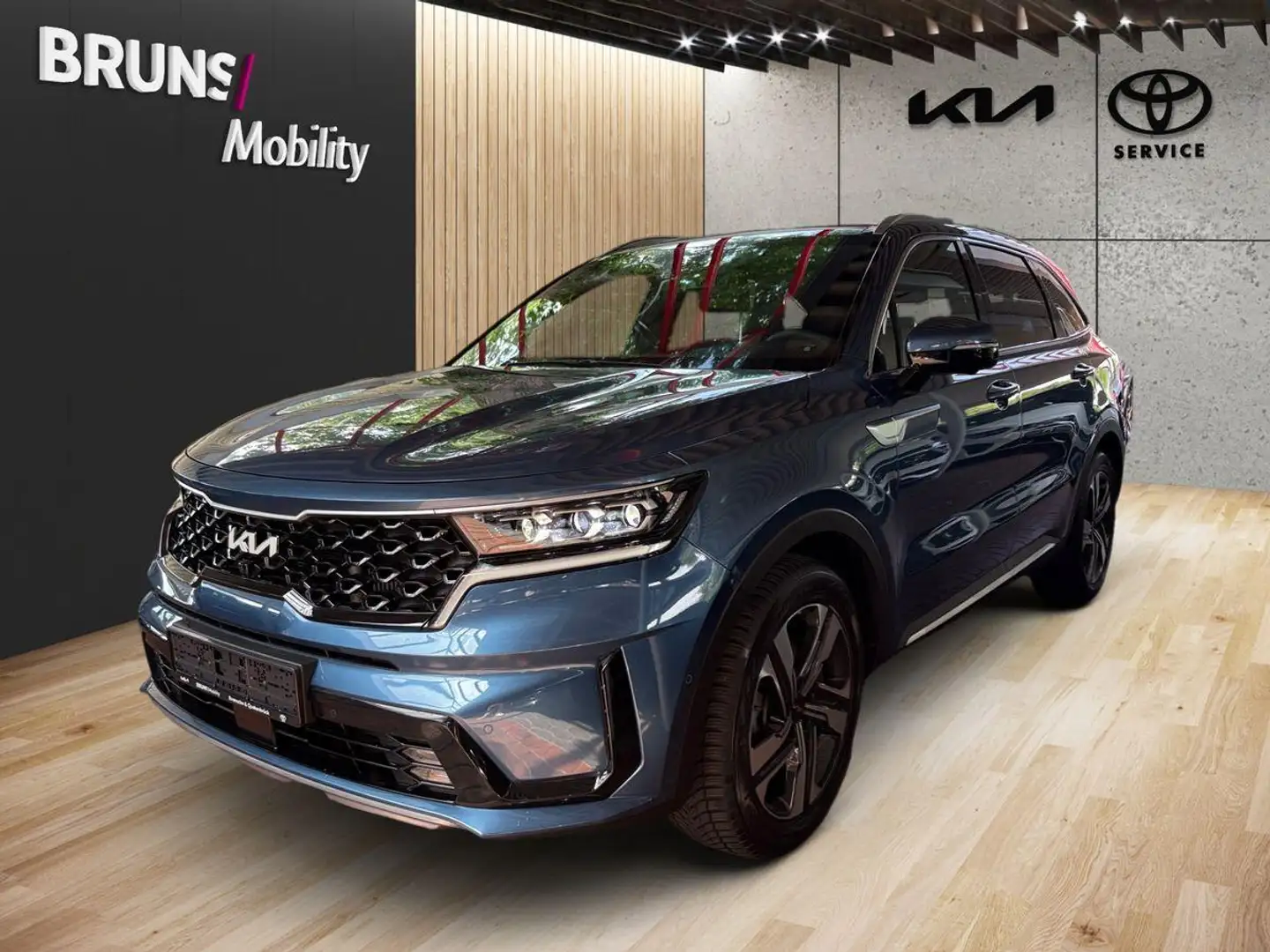 Kia Sorento 1.6 PHEV Platinum Nappa Glasdach Blau - 2